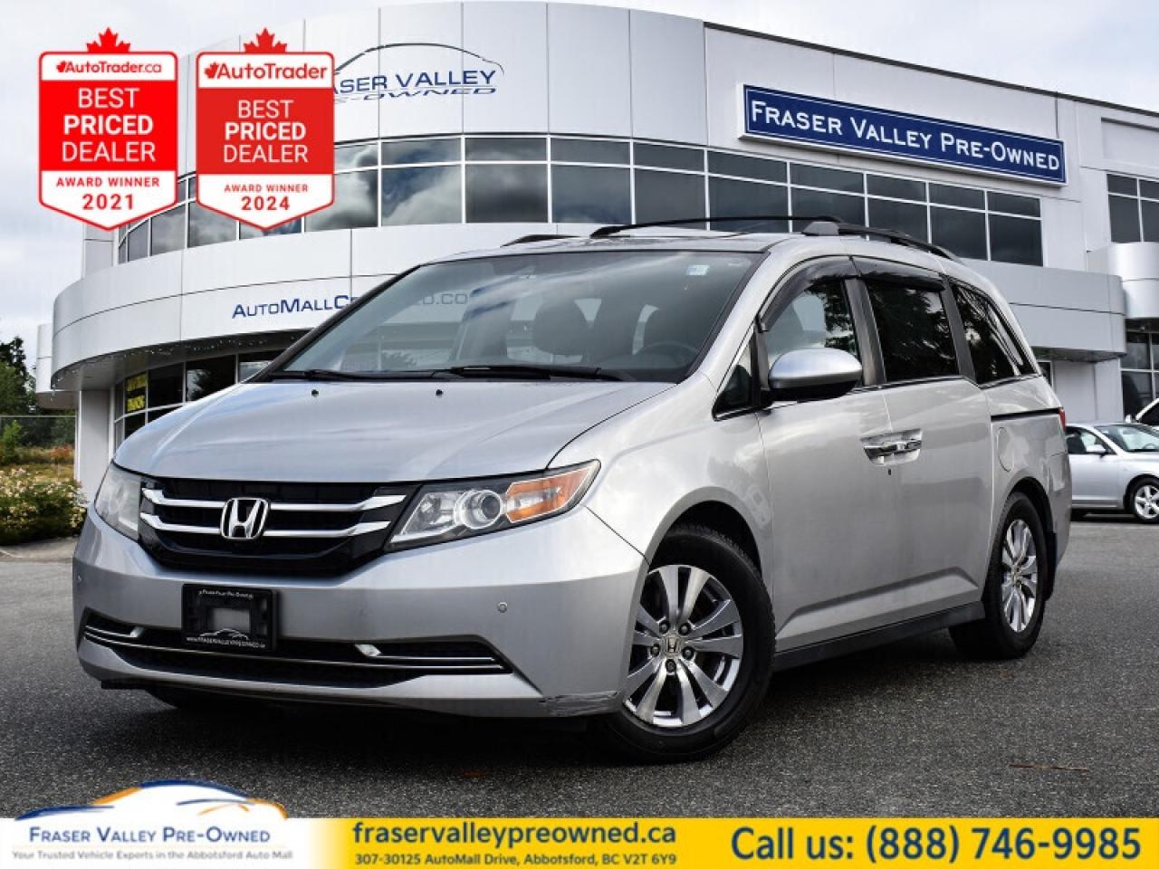 Used 2015 Honda Odyssey EX-L W/RES  8-Pass • BC Local/Clean • One Owner for sale in Abbotsford, BC
