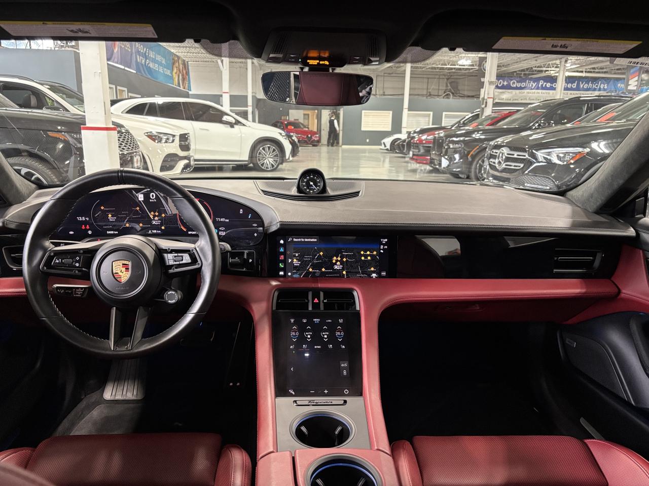 2020 Porsche Taycan Turbo|LOADED|NO LUX TAX|PREMIUMPKG|REDLEATHER|NAV| - Photo #14
