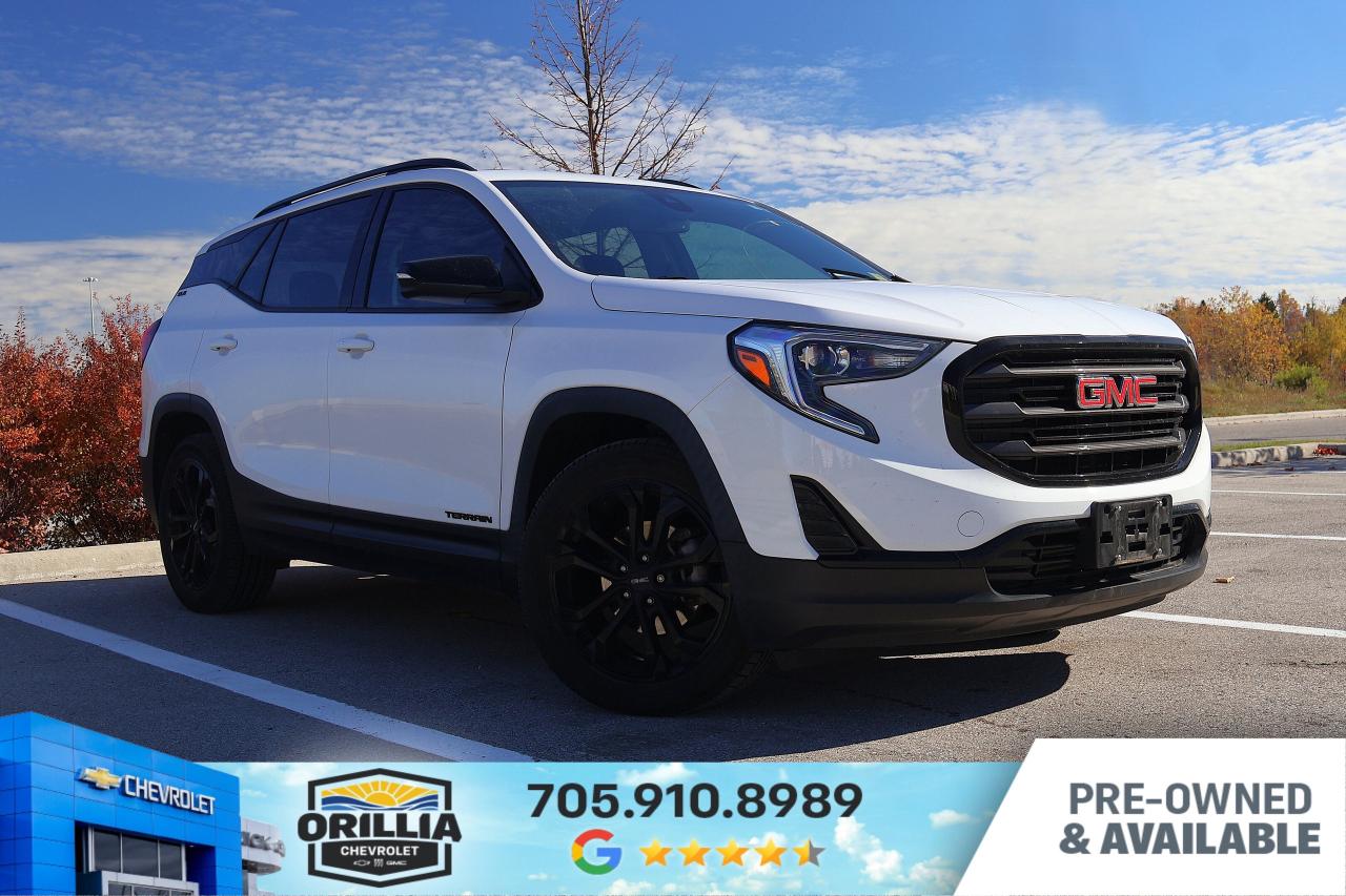 Turbocharged Engine | Keyless Entry | Daytime Running Lights | Heated Seats | Lane Departure Warning

The 2020 GMC Terrain SLE is a compact crossover SUV equipped with a turbocharged 1.5-litre inline four-cylinder engine optimized for Canadian fuel specifications, including Gas/E15 blends. This powertrain combines efficiency with responsive performance and is paired with a six-speed automatic transmission that propels the vehicle through a front-wheel-drive configuration. This setup enhances fuel economy while providing confident handling in diverse Canadian driving conditions.

The exterior of the Terrain SLE is finished in a crisp white color, featuring four doors for easy access to both front and rear seating areas. The vehicle includes xenon headlights with automatic on/off functionality and daytime running lights, contributing to improved visibility and safety during varying light conditions. Privacy glass serves to reduce glare and increase passenger comfort, while auto-dimming mirrors help minimize rearview glare from headlights of trailing vehicles. The rear window is equipped with a defroster to maintain clear visibility during cold Canadian winters.

Inside, the Terrain SLE offers a thoughtfully designed cabin with cloth upholstery that provides comfort and durability. The drivers seat is power-adjustable, allowing for customized seating positions that enhance comfort on long journeys. Climate control maintains a consistent interior temperature, supported by air conditioning for warmer months and heated seating for colder seasons. The steering wheel is leather-wrapped and incorporates audio controls for convenient access to entertainment functions without distraction. A trip computer provides helpful data on distance, fuel consumption, and driving metrics.

In terms of safety and driver assistance, the Terrain SLE is equipped with a comprehensive set of features that promote secure driving. Both driver and passenger airbags, traction control, and stability control are standard to enhance occupant protection and vehicle stability. A lane departure warning system alerts the driver if the vehicle unintentionally drifts out of its lane, increasing awareness during highway travel. Cruise control adds comfort for longer drives, while the vehicles security system and keyless entry technology provide convenience and theft deterrence.

Specifications:
- Engine: Turbocharged 1.5L inline 4-cylinder Gas/E15
- Transmission: 6-speed automatic
- Drivetrain: Front-wheel drive (FWD)
- Seating: Cloth interior with power-adjustable driver seat and heated seats
- Safety Features: Lane departure warning, traction control, stability control, driver and passenger airbags