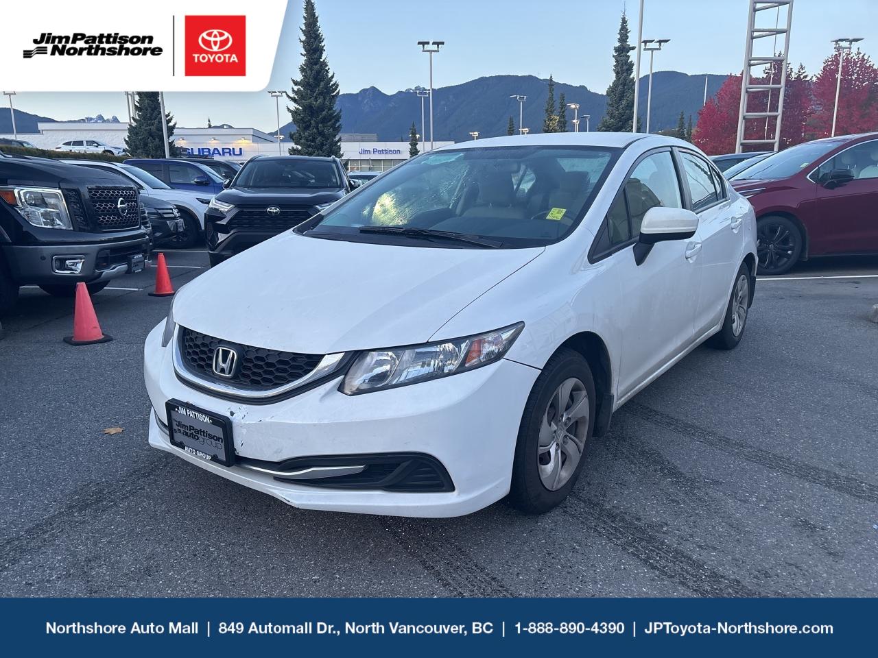 Used 2014 Honda Civic Sedan 4dr CVT LX for sale in North Vancouver, BC