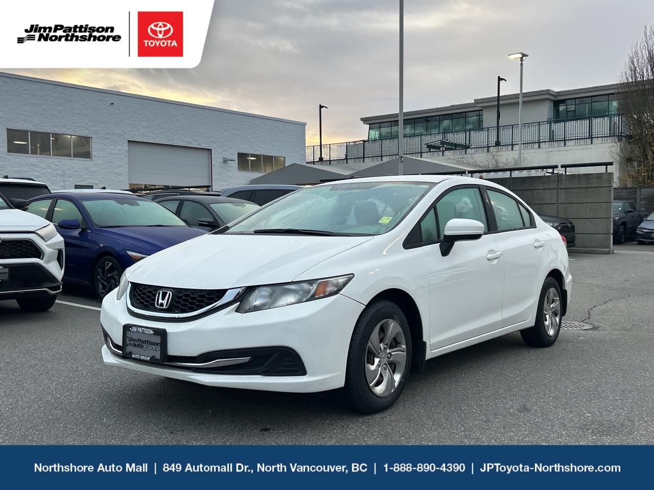 Used 2014 Honda Civic Sedan 4dr CVT LX for sale in North Vancouver, BC