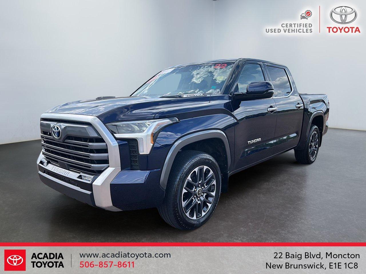 Used 2022 Toyota Tundra LIMITED HYBRID for sale in Moncton, NB