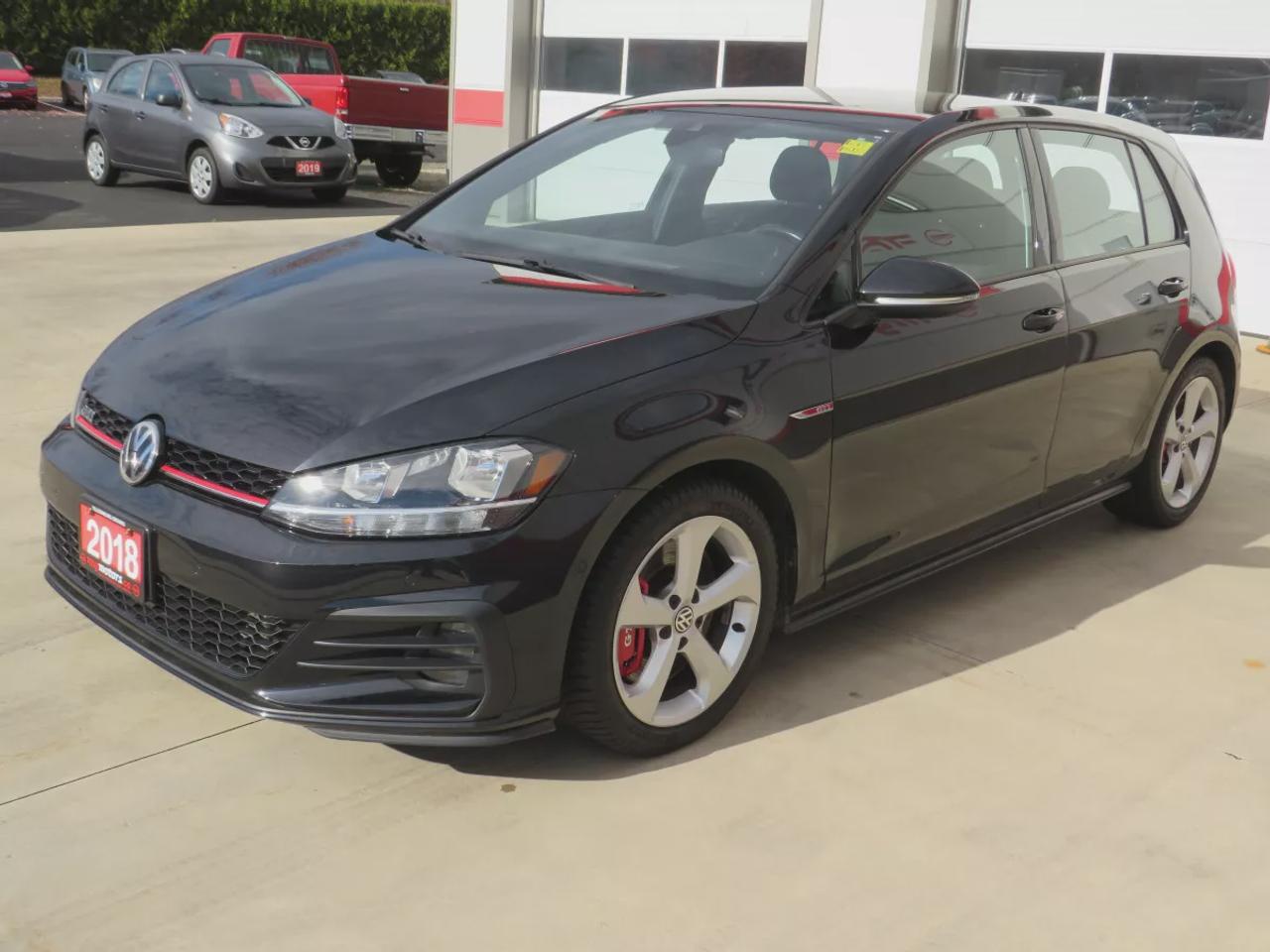 2018 Volkswagen Golf GTI GTI | Safety Certified | Alloy Rims | Fog Lights | Heated Seats | Leather Wrapped Steering Wheel With Red Stitching | Digital Touchscreen | Dual Climate Control | Bluetooth | Cruise Control Photo
