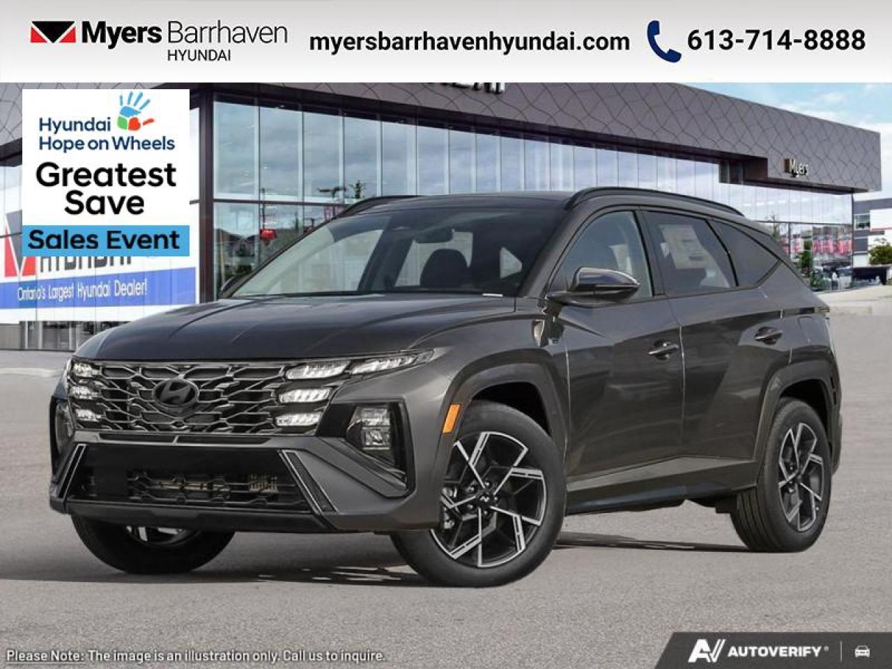 New 2025 Hyundai Tucson Hybrid Ultimate AWD  - Sunroof - $337 B/W for sale in Nepean, ON