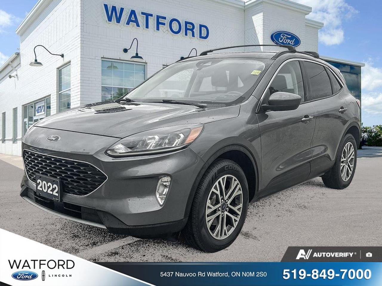 Used 2022 Ford Escape SEL AWD for sale in Watford, ON
