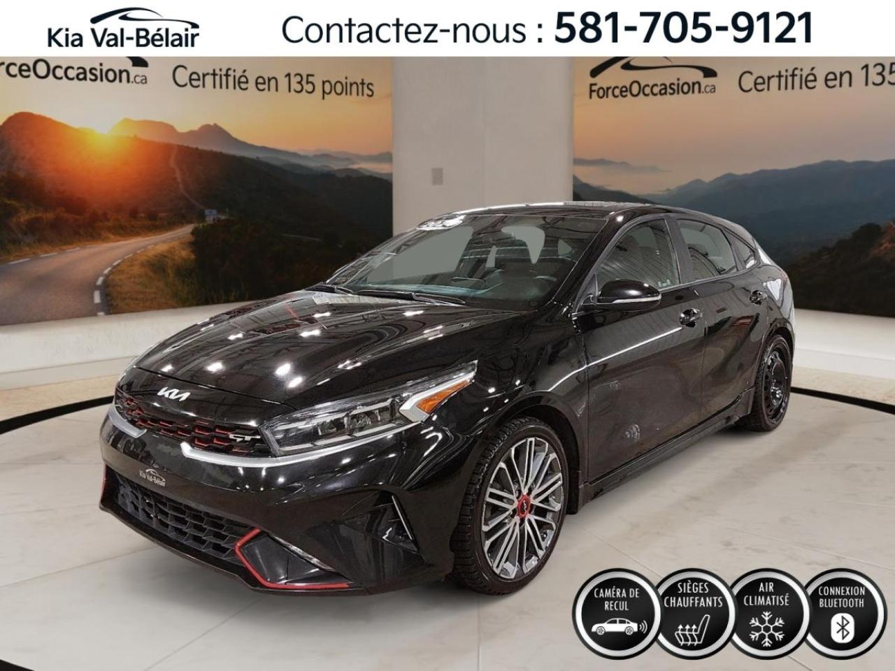 Used 2024 Kia Forte5 GT *TURBO *201HP *CUIR *TOIT *GPS *SIEGES/VOLANT CHAUFF for sale in Québec, QC