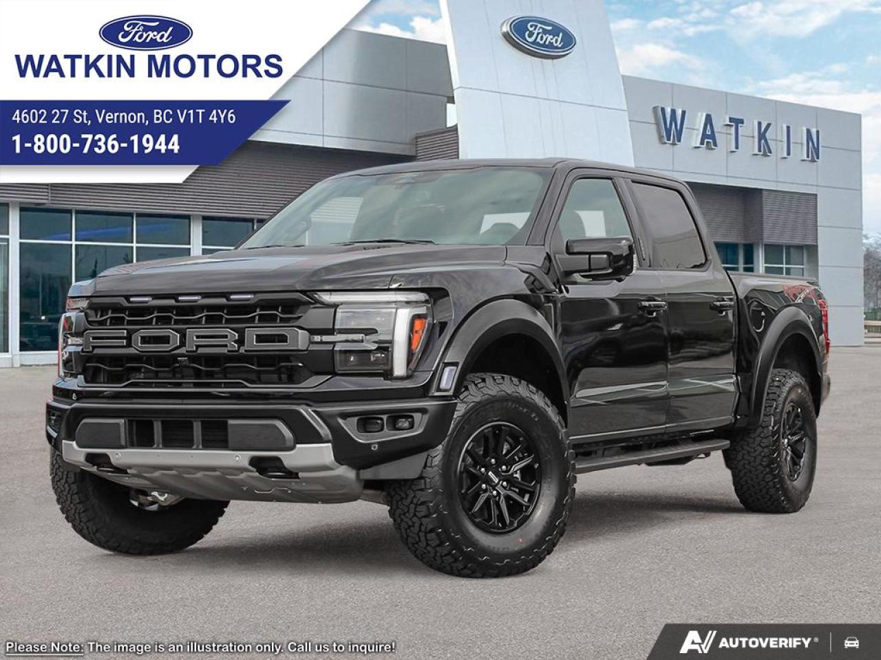 New 2025 Ford F-150 RAPTOR for sale in Vernon, BC