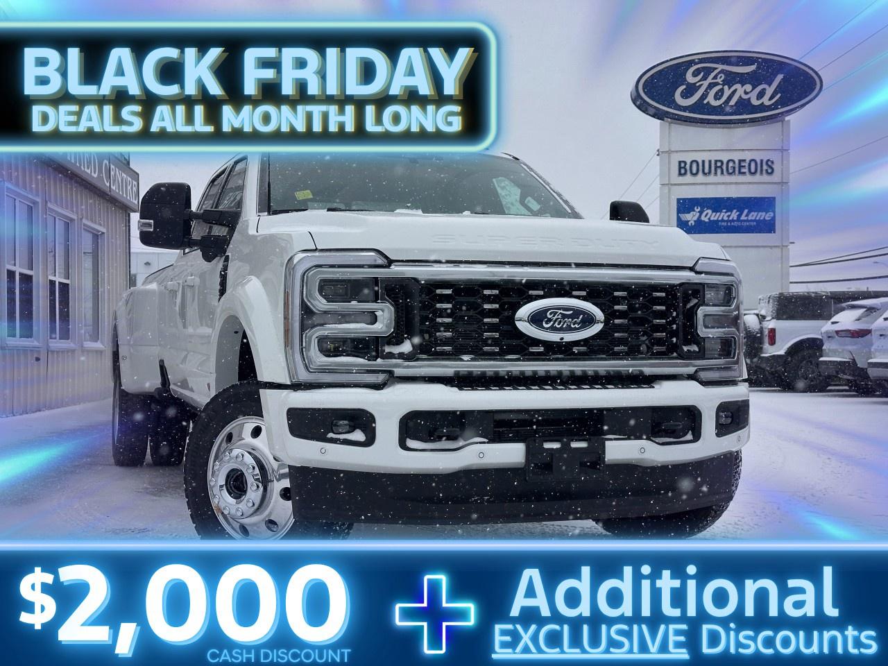 New 2026 Ford F-450 Super Duty DRW PLATINUM 4WD CREW CAB 8' BOX for sale in Midland, ON