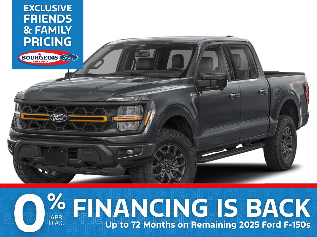 New 2025 Ford F-150 Tremor 4WD SuperCrew 5.5' Box for sale in Midland, ON