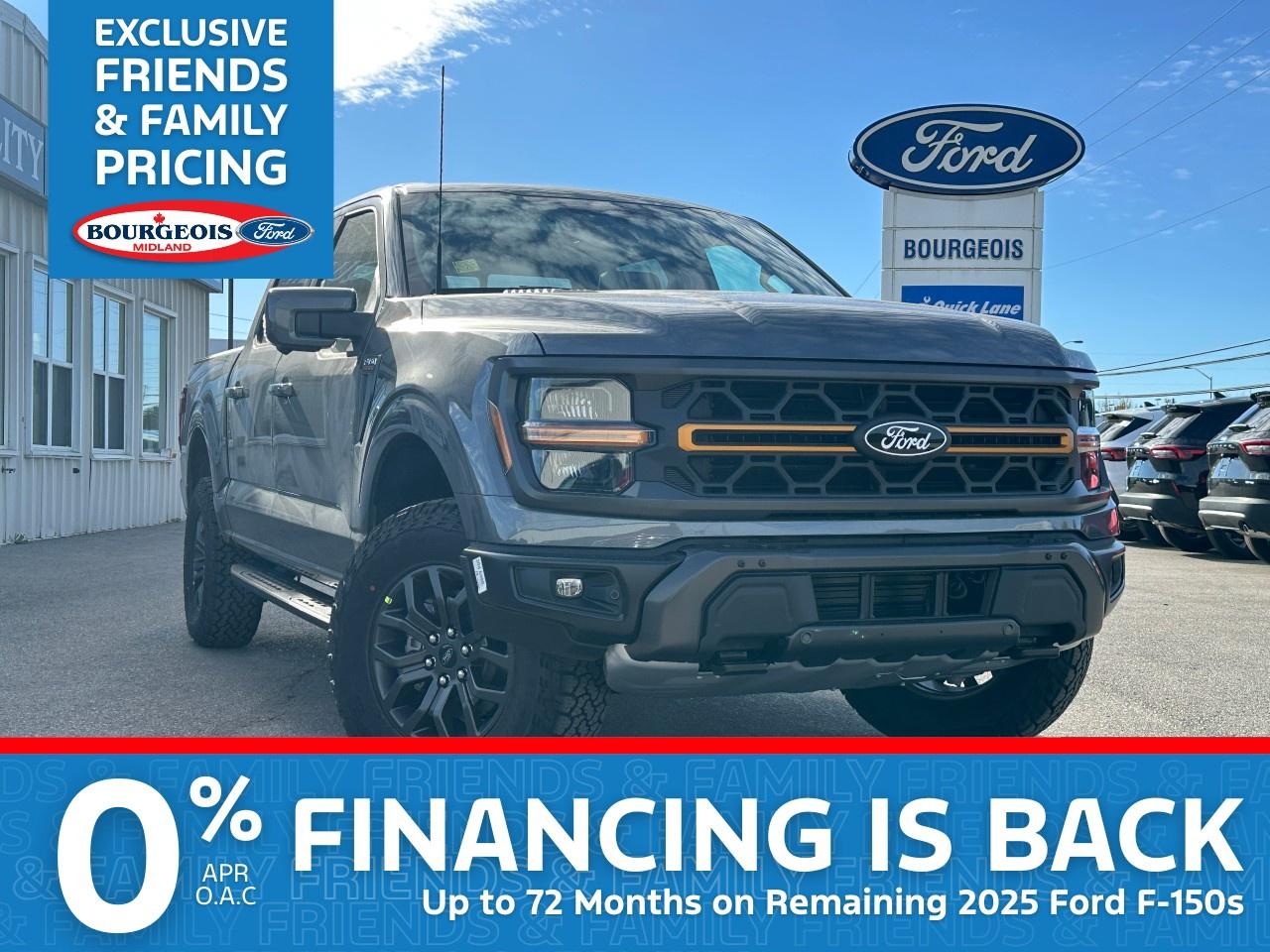 New 2025 Ford F-150 Tremor 4WD SuperCrew 5.5' Box for sale in Midland, ON