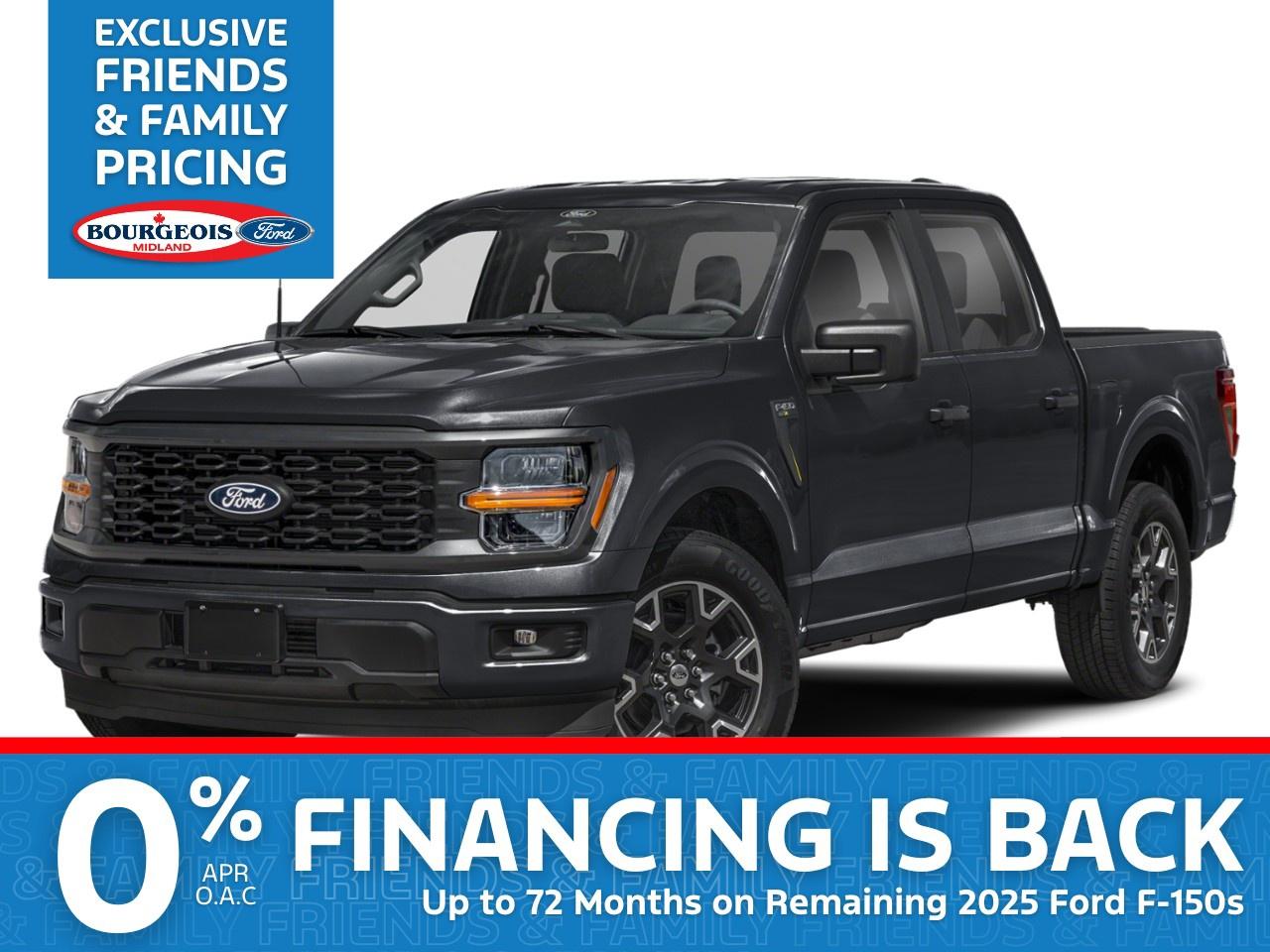 New 2025 Ford F-150 STX 4WD SuperCrew 5.5' Box for sale in Midland, ON