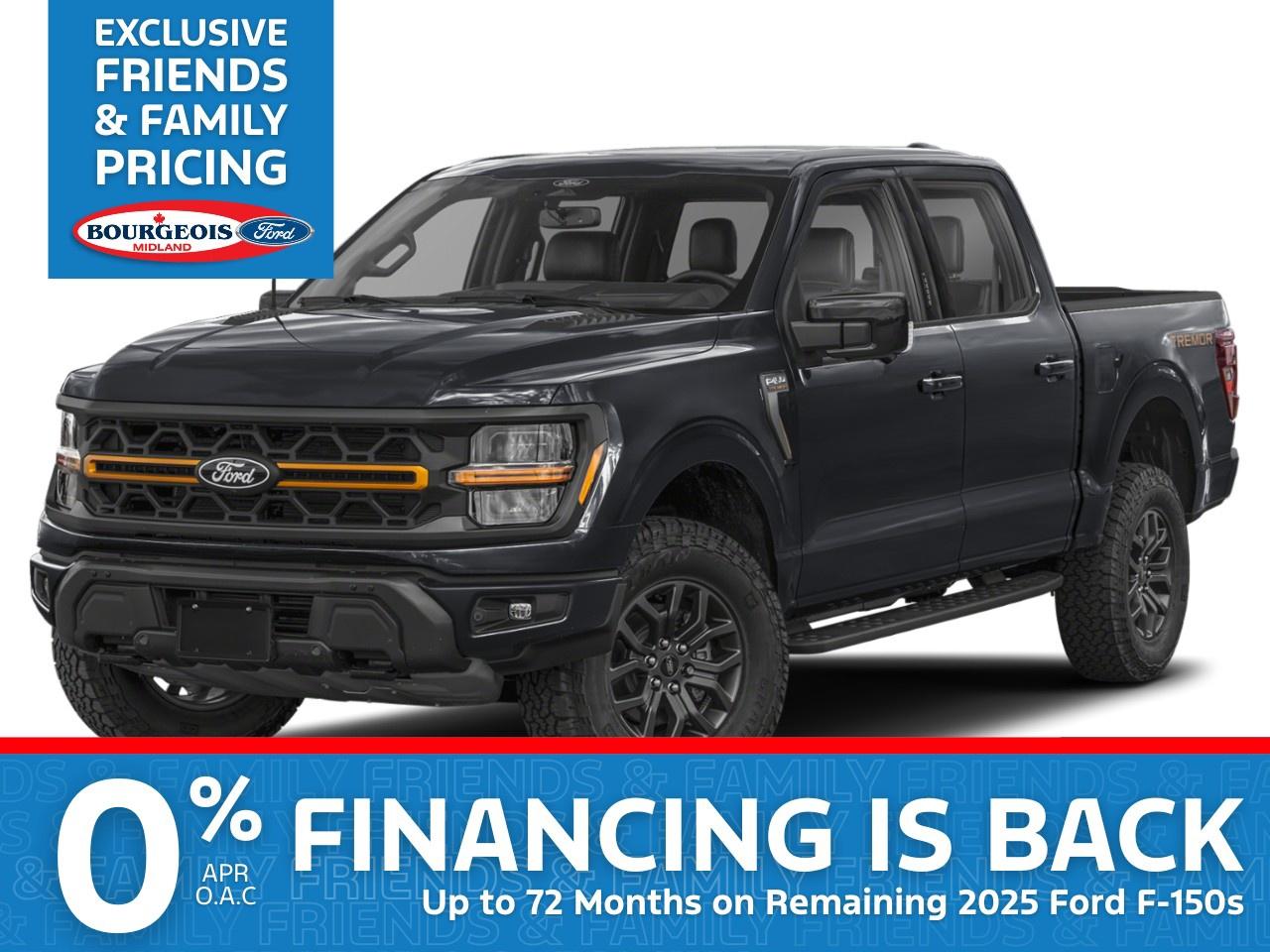 New 2025 Ford F-150 Tremor 4WD SuperCrew 5.5' Box for sale in Midland, ON