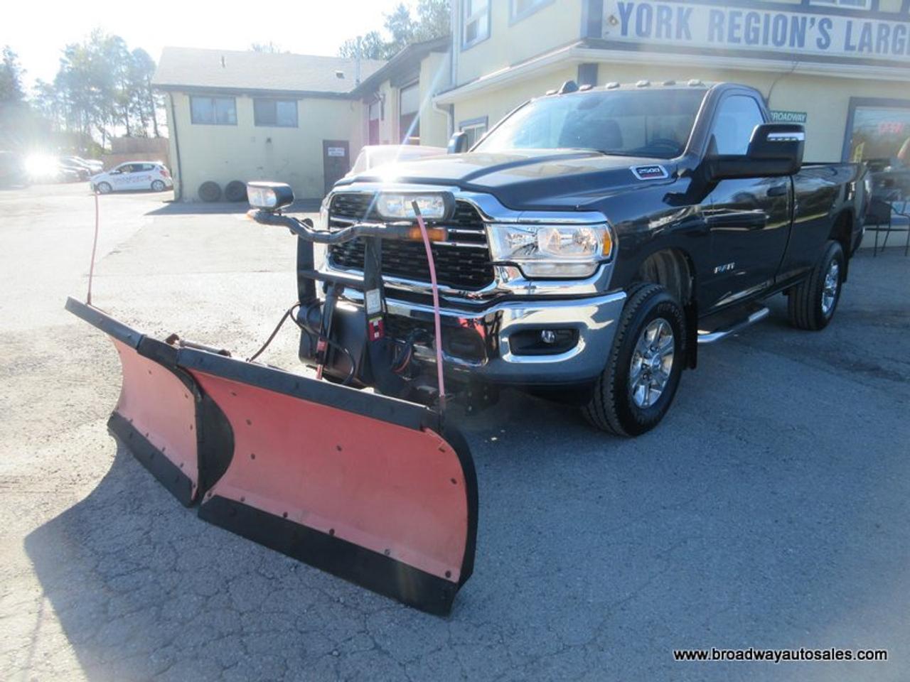 2023 RAM 2500 3/4 TON BIG-HORN-MODEL 3 PASSENGER 6.4L - V8.. 4X4.. REGULAR-CAB.. 8-FOOT-BOX.. BOSS-V-PLOW.. BACK-UP CAMERA.. HEATED SEATS & WHEEL.. Photo