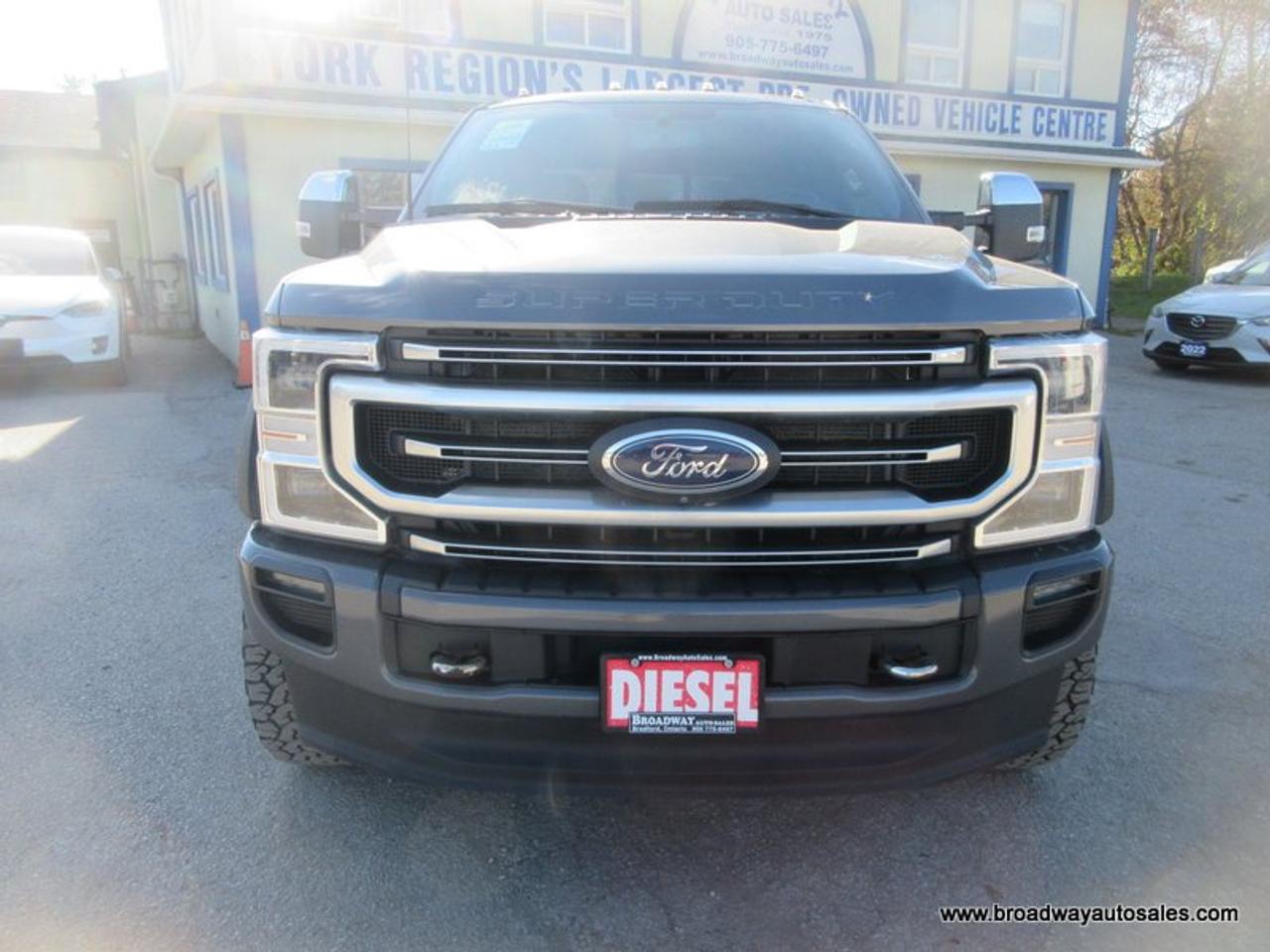 2022 Ford F-250 3/4 TON PLATINUM-VERSION 5 PASSENGER 6.7L - DIESEL.. 4X4.. CREW-CAB.. 6.6-BOX.. NAVIGATION.. LEATHER.. HEATED/AC SEATS.. POWER MIRRORS.. Photo