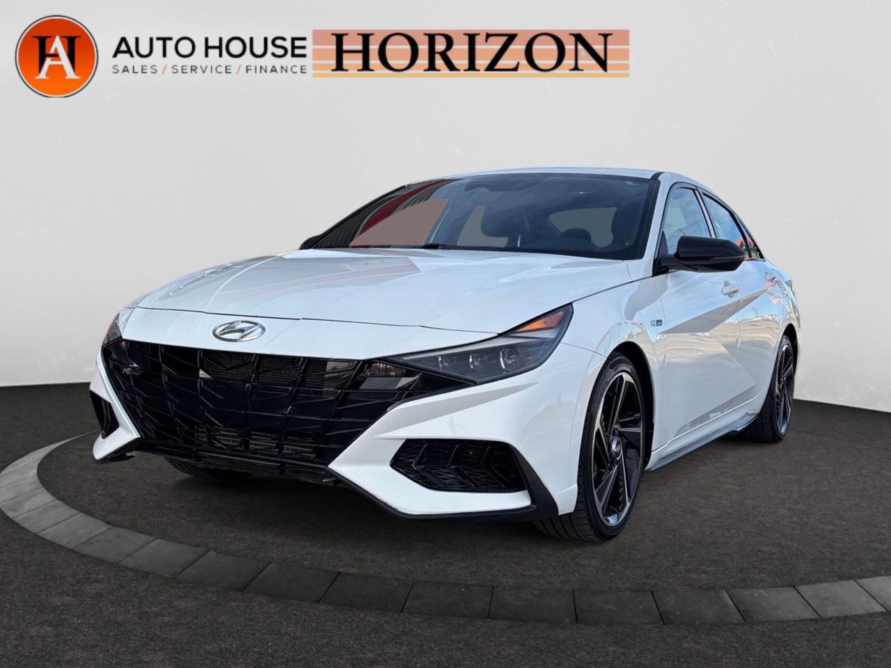 Used 2021 Hyundai Elantra N Line BACKUP CAMERA SUNROOF HEATED LEATHER SEATS REMOTE START DRIVE MODES for sale in Calgary, AB