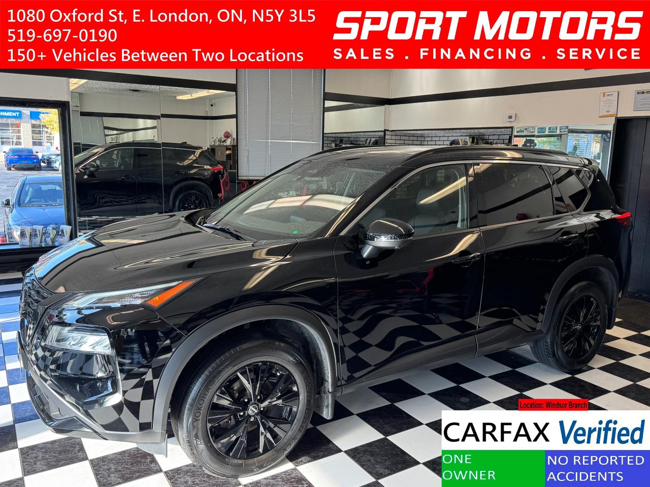 2023 Nissan Rogue SV Premium AWD Midnight Edition+CLEAN CARFAX Photo0