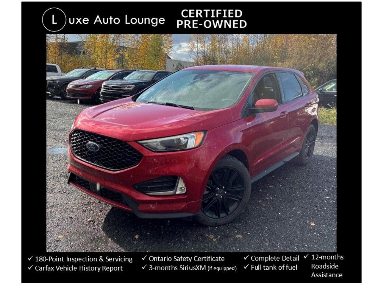 Used 2022 Ford Edge ST Line - LOW KM!! HEATED SEATS, BACK-UP CAMERA!!! for sale in Orleans, ON