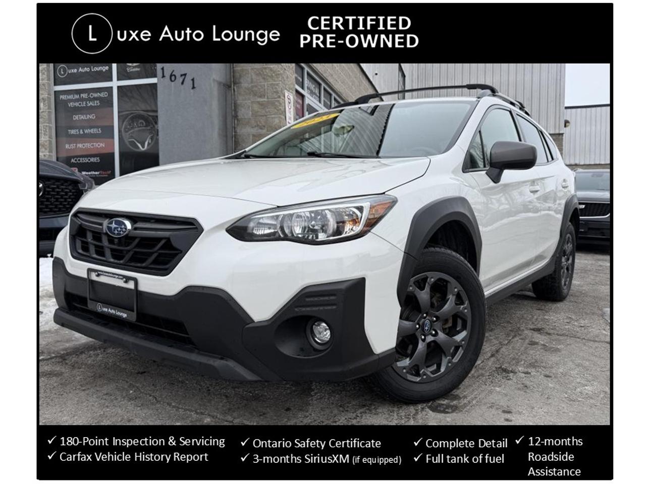 2023 Subaru Crosstrek OUTDOOR ONLY 34K! LEATHER, HEATED SEATS & STR WHL!
