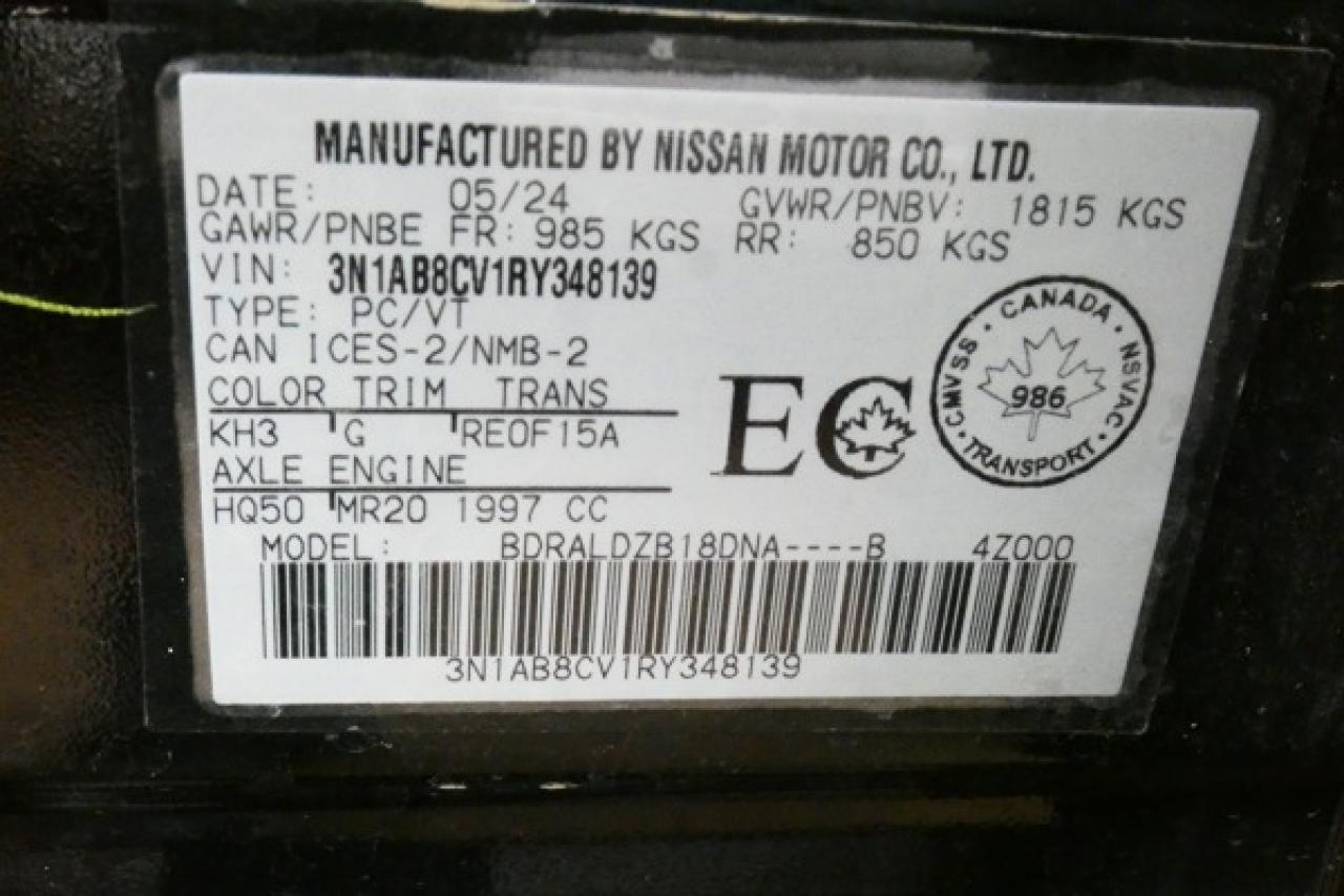 2024 Nissan Sentra SV w/Htd cloth, BUC - Photo #19