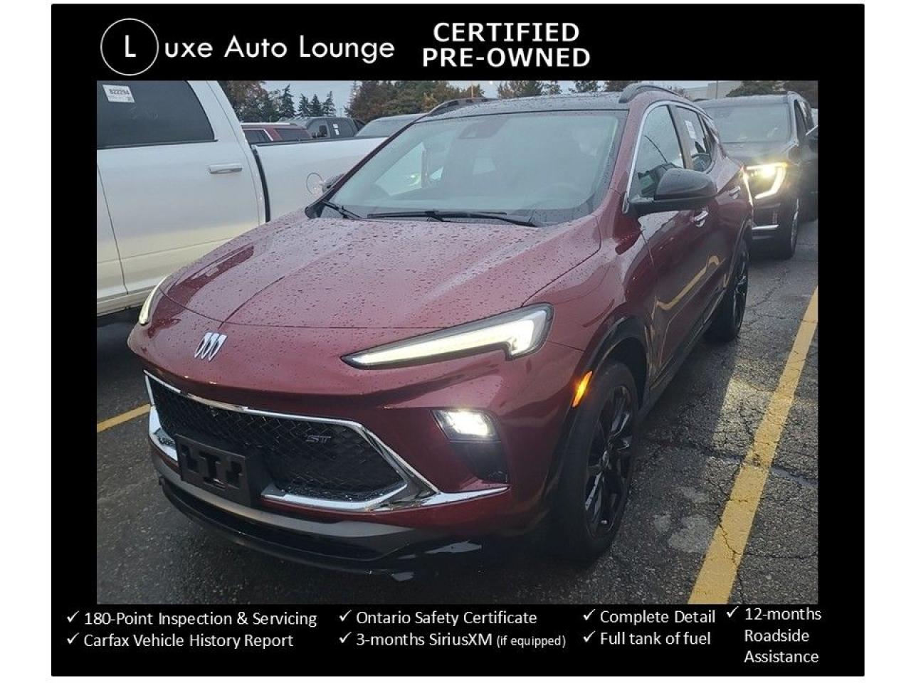 2024 Buick Encore GX ST AWD, 35K!, PANO ROOF, LEATHER, HEATED SEATS!!