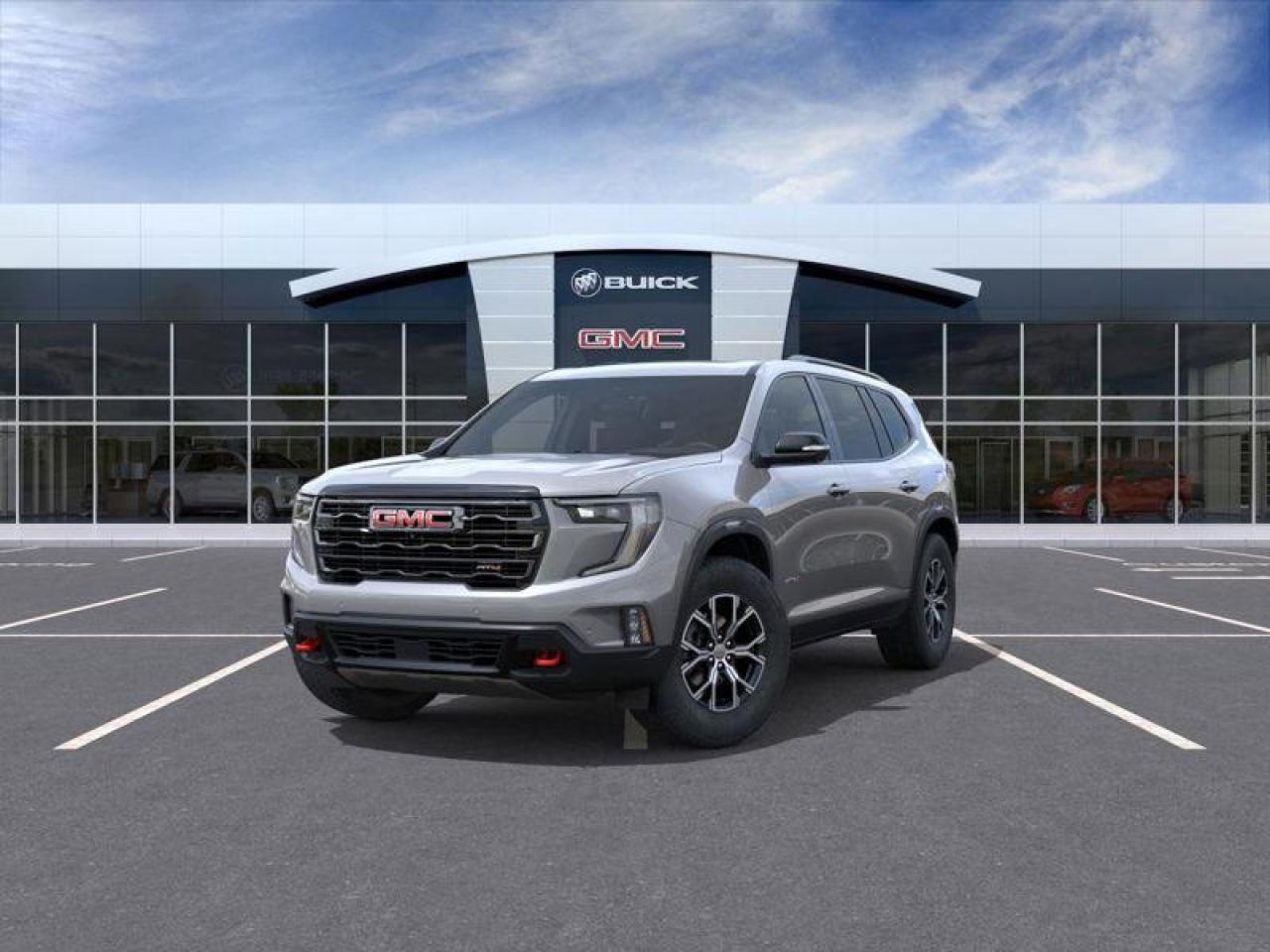 New 2026 GMC Acadia AT4 Adaptive Cruise Control, HD Surround Vision, Heated/Ventilated Seats for sale in Killarney, MB