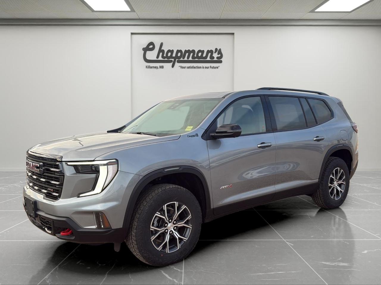 New 2026 GMC Acadia AT4 Adaptive Cruise Control, HD Surround Vision, Heated/Ventilated Seats for sale in Killarney, MB