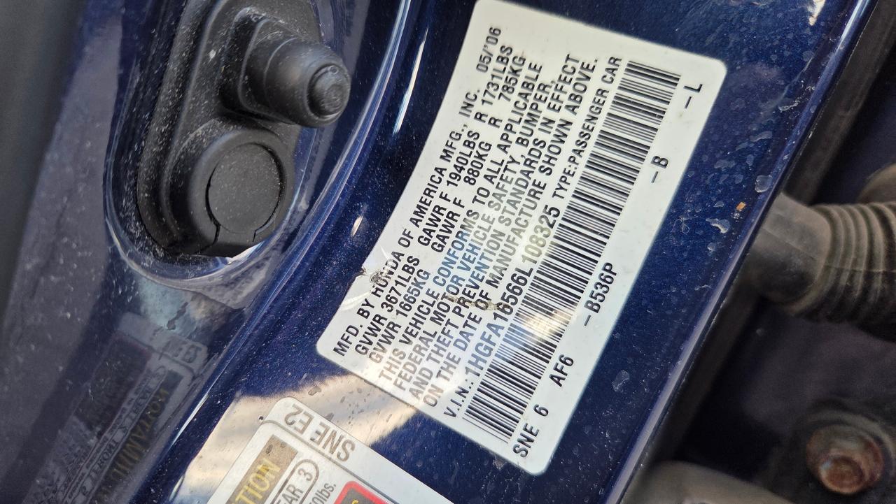 2006 Honda Civic 4DR LX AUTO - Photo #16