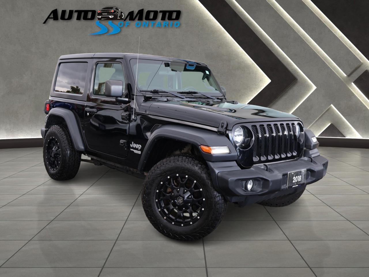 Used 2018 Jeep Wrangler SPORT 4WD CERTIFIED *ACCIDENT FREE* CAMERA BLUETOOTH CRUISE ALLOYS for sale in Burlington, ON