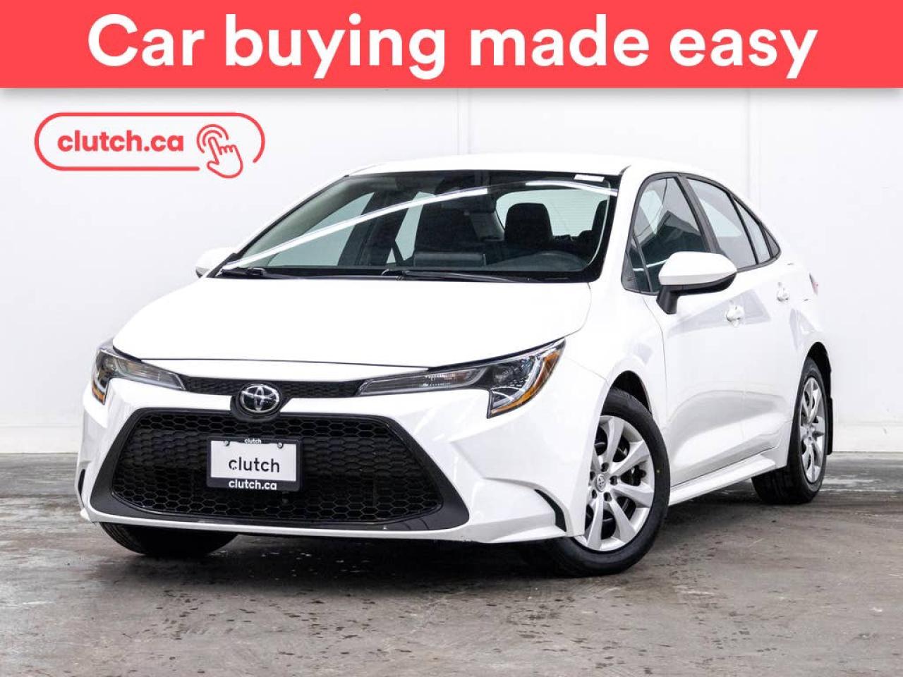 Used 2021 Toyota Corolla LE w/Apple CarPlay & Android Auto, Heated Front Seats, Backup Cam for sale in Toronto, ON