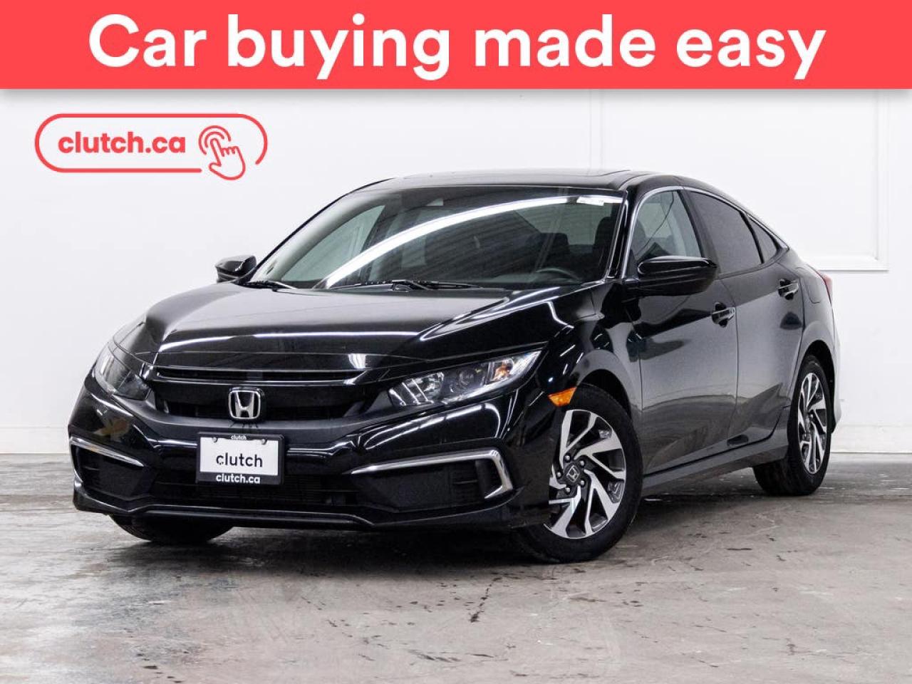 Used 2019 Honda Civic EX w/ Apple CarPlay & Android Auto, Power Moonroof, Heated Front Seats for sale in Toronto, ON
