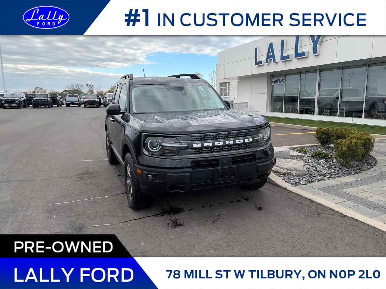 Used 2022 Ford Bronco Sport Badlands Moonroof, Nav, Low Km’s!! for sale in Tilbury, ON