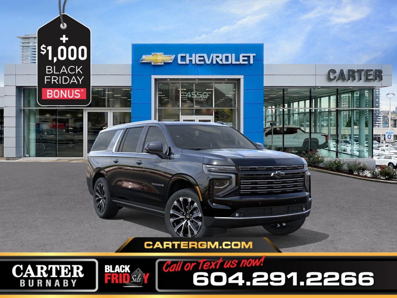 New 2026 Chevrolet Suburban  for sale in Burnaby, BC