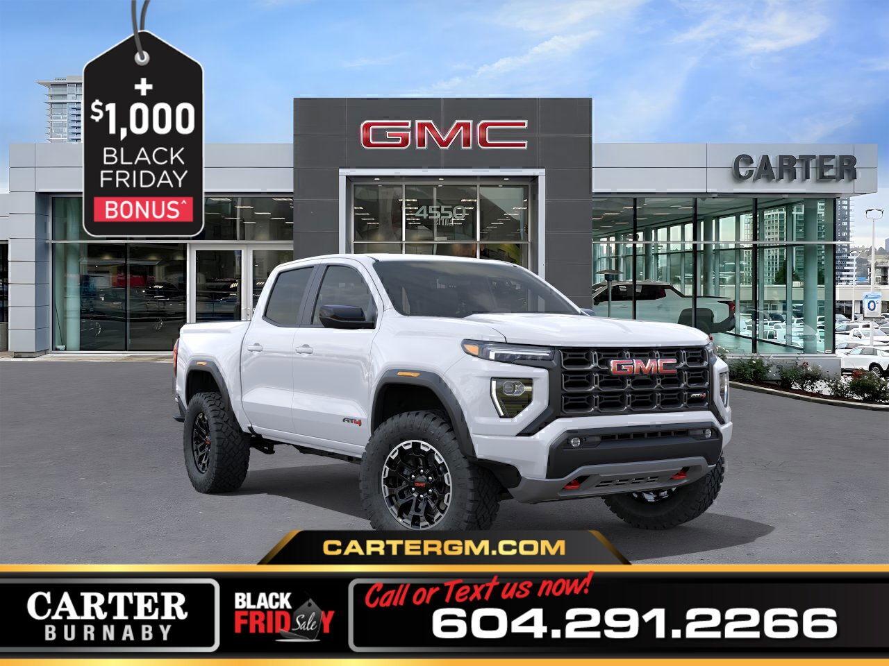 New 2026 GMC Canyon AT4 4WD | POWER SEAT/PROGRADE SYSTEM/OFF-ROAD SUSP for sale in Burnaby, BC