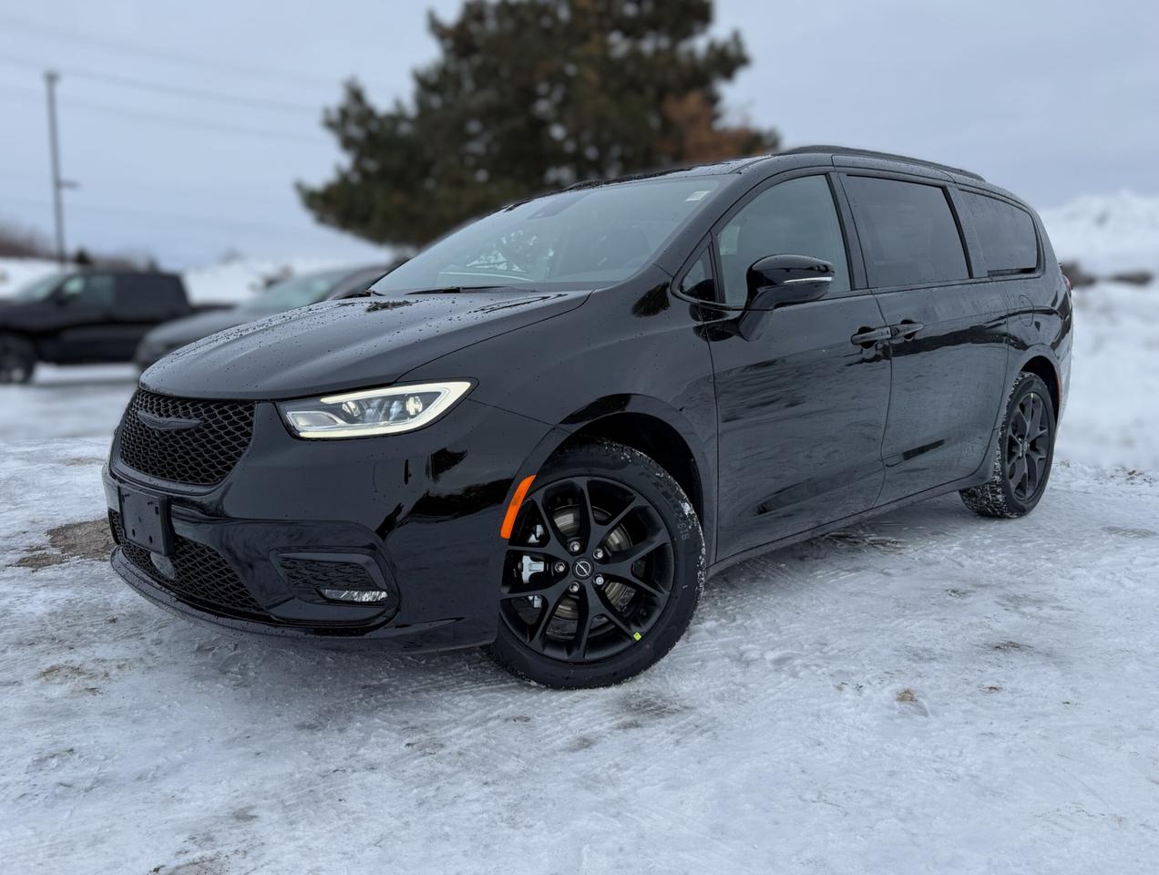 Made for modern living, our New 2026 Chrysler Pacifica Select Minivan, featuring the S Appearance Package in Diamond Black Crystal Pearlcoat, offers easy connectivity, versatile storage, and everyday convenience. Motivated by a 3.6 Litre Pentastar V6 offering 287hp to a 9 Speed Automatic transmission for family-friendly performance. This Front Wheel Drive minivan is also easy to handle, even with a full-house, and it scores approximately 8.4L/100km on the highway. Our Pacifica rides with distinctive design appeal from a gloss black grille, black Stow n Place&reg; roof rack, LED lighting, fog lamps, power sliding side doors, a power liftgate, and bold 20-inch wheels.  Engineered for comfortable versatility, our Select cabin is at your service with the S Appearance Packages heated leatherette front seats with "S" logo on headrest, eight-way power for the driver, Stow n Go second-third rows, a heated TechnoLeather steering wheel, tri-zone automatic climate control, Super Console storage, remote start, and keyless access/ignition. A 10.1-inch touchscreen and 7-inch driver display anchor the infotainment system to support wireless Apple CarPlay&reg;, Android Auto&reg;, WiFi compatibility, Bluetooth&reg;, voice command, and a six-speaker sound system. Its a superior interior for families on the go!  Chrysler helps keep your crew safe with features such as front/rear automatic braking, adaptive cruise control, blind-spot monitoring, a rearview camera, lane-departure warning, rear cross-traffic alert, and more. Well-prepared for what comes next, our Pacifica Select awaits your call! Save this Page and Call for Availability. We Know You Will Enjoy Your Test Drive Towards Ownership!