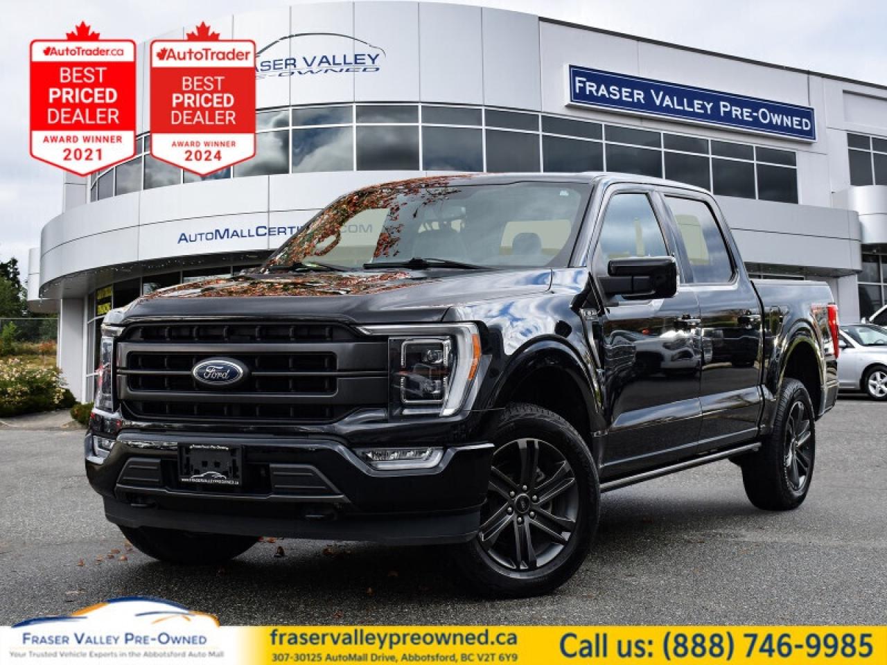 Used 2021 Ford F-150 Lariat  502A | Moonroof | Power Boards | Max Tow for sale in Abbotsford, BC