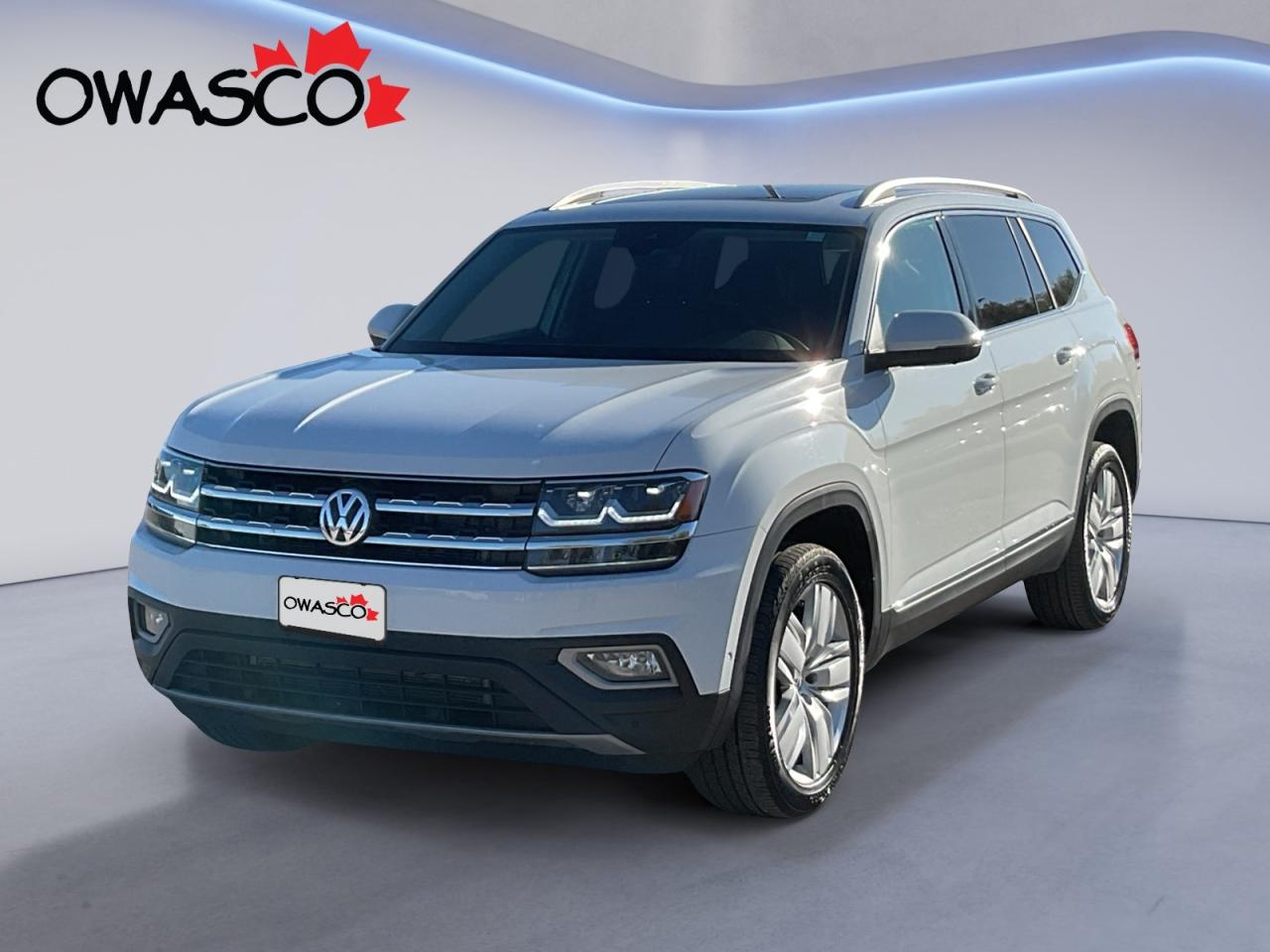 Used 2019 Volkswagen Atlas 3.6L Execline! Leather! Sunroof! Clean CarFax! for sale in Whitby, ON