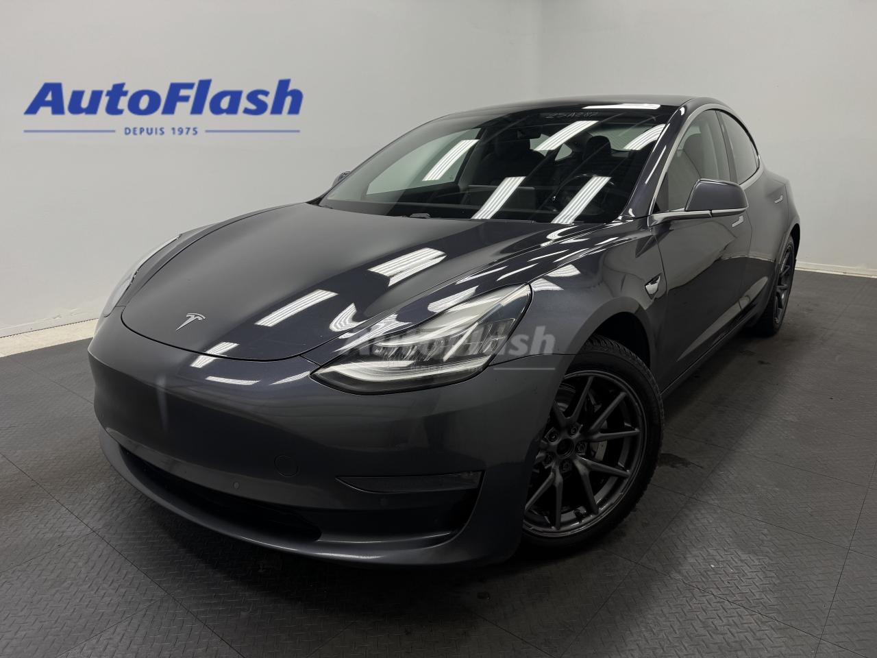 Used 2018 Tesla Model 3 LONG RANGE DUAL MOTOR, AWD, AUTONOMIE 500KM, CUIR for sale in Saint-Hubert, QC