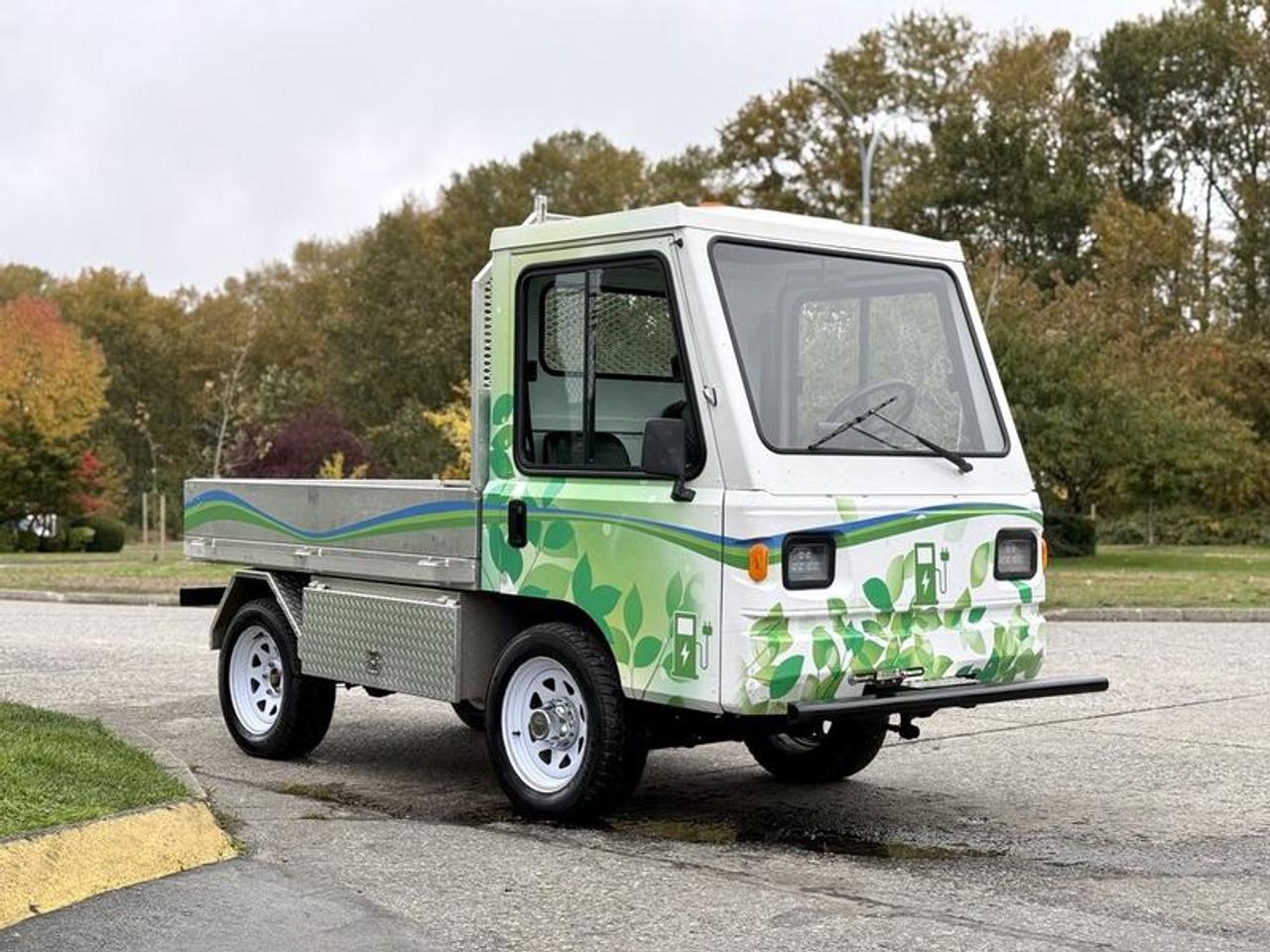 2019 CanEV Might-E electric dump truck with rear-wheel drive, automatic transmission, and compact 2-door cab. Designed for municipal, campus, and industrial use, this low-speed utility vehicle features a strobe light, reverse and forward switch, speed control, heater, reverse camera, and AM/FM radio. Dump bed measures 68 long and 4 wide. Overall vehicle dimensions: 114 long, 47 wide, and 67 high. White exterior, black vinyl interior. A practical and efficient choice for light-duty hauling in urban or off-street environments. This item is currently OFFSITE. You must register an appointment with our office to schedule an offsite viewing. Appointments must be made a minimum of one business day in advance (and as defined by the days that Repo.com is open for business) before your appointment can be scheduled and confirmed. We may, at our own discretion, instead opt to transport smaller items to Repo.coms main yard for viewing purposes.  $8,980.00 plus $375 processing fee, $9,355.00 total payment obligation before taxes.   Listing report, warranty, contract commitment cancellation fee, financing available on approved credit (some limitations and exceptions may apply). All above specifications and information is considered to be accurate but is not guaranteed and no opinion or advice is given as to whether this item should be purchased. We do not allow test drives due to theft, fraud, acts of vandalism and undetectable impaired driving. Instead we provide the following benefits: Complimentary Warranty (with options to extend), Limited Money Back Satisfaction Guarantee on Fully Completed Contracts, Contract Commitment Cancellation, and an Open-Ended Sell-Back Option. Ask seller for details or call 604-522-REPO(7376) to confirm listing availability.