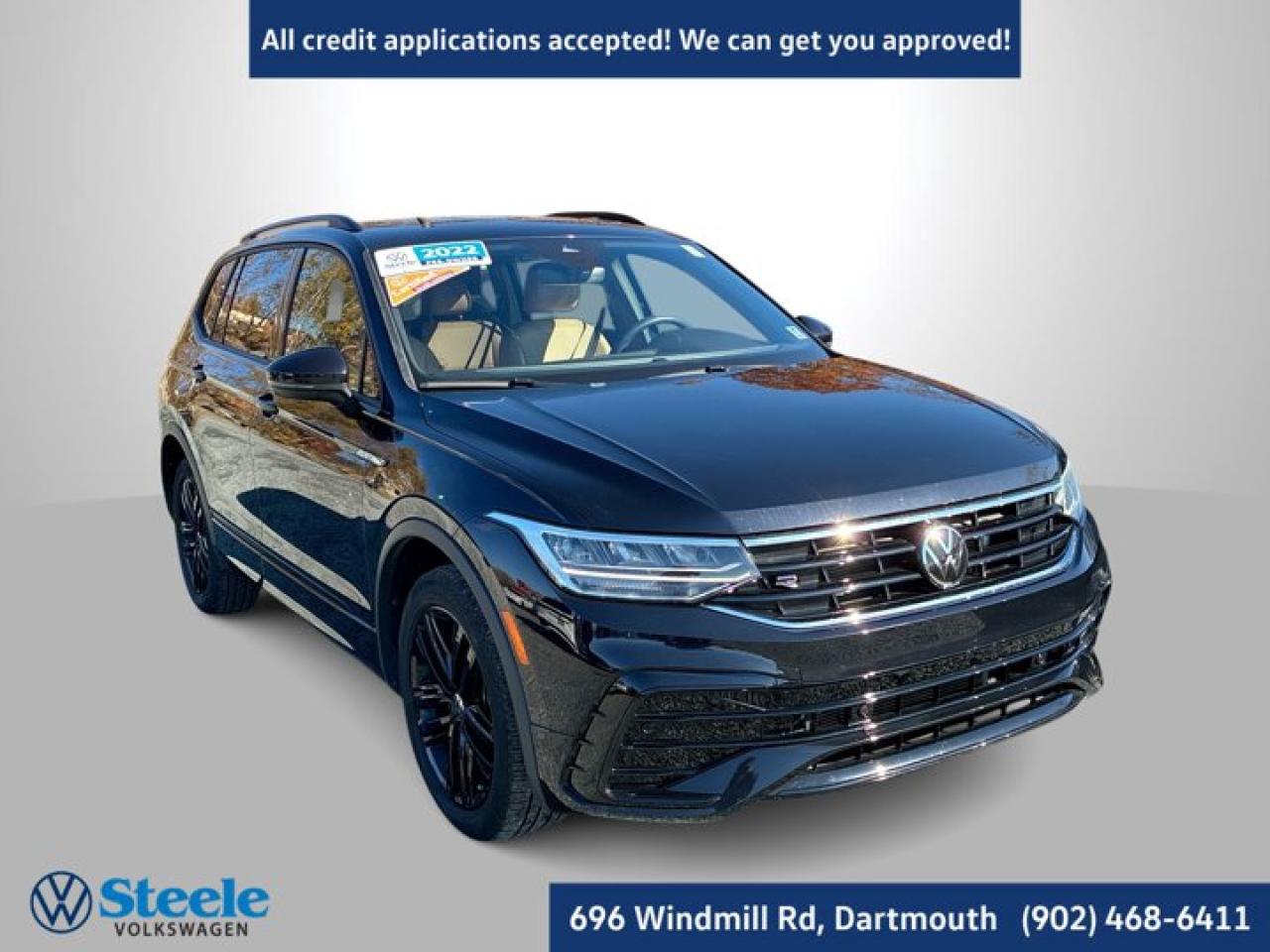 Used 2022 Volkswagen Tiguan Comfortline R-Line Black Edition- 0% Financing Available/111 point inspected for sale in Dartmouth, NS