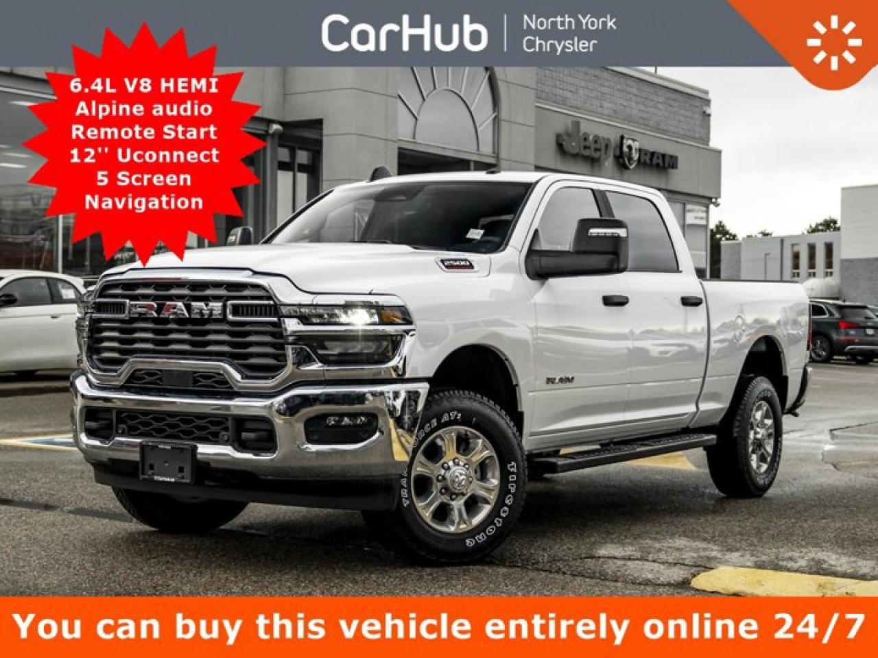 2025 RAM 2500 Big Horn 4x4 Crew Cab 6'4" Box 12'' Screen Navi Remote Start Alpine Audio Photo0