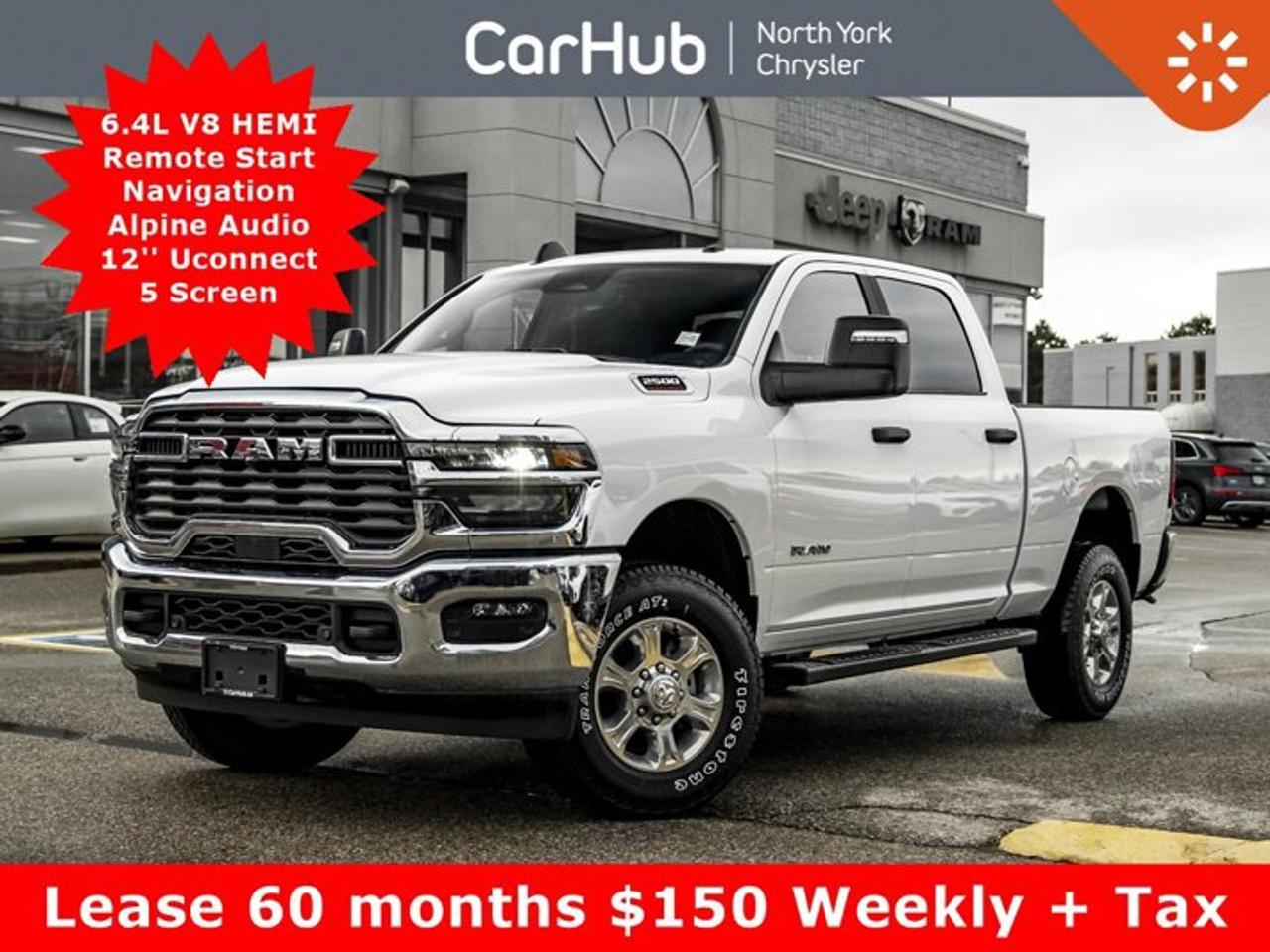2025 RAM 2500 Big Horn 4x4 Crew Cab 6'4" Box 12'' Screen Navi Remote Start Alpine Audio Photo0