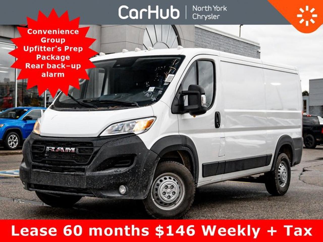 Lease 60 months $146 Weekly + Tax

Due On Delivery $5,350

Only 69 Kilometers! This Ram ProMaster Cargo Van boasts a Regular Unleaded V-6 3.6 L/220 engine powering this Automatic transmission. WHEELS: 16 X 6 STEEL (STD), UPFITTERS PREP PACKAGE -inc: Auxiliary Switches, Upfitter Electronic Module (VSIM), TRANSMISSION: 9-SPEED AUTOMATIC (STD).

This Ram ProMaster Cargo Van Features the Following Options 
QUICK ORDER PACKAGE 22B TRADESMAN W/PASS SEAT -inc: Engine: 3.6L Pentastar VVT V6, Transmission: 9-Speed Automatic, Manual 4-Way Front Passenger Seat, Passenger Bucket Seat , ENGINE: 3.6L PENTASTAR VVT V6 (STD), CONVENIENCE GROUP -inc: Rear Cargo LED Lamp, BRIGHT WHITE, BLACK, CLOTH FRONT BUCKET SEATS, ADAPTIVE CRUISE CONTROL W/STOP & GO, Wireless Phone Connectivity, Wheel Centre Cap, Variable Intermittent Wipers, Urethane Gear Shifter Material.

Drive Happy with CarHub
*** All-inclusive, upfront prices -- no haggling, negotiations, pressure, or games

*** Purchase or lease a vehicle and receive a $1000 CarHub Rewards card for service.

*** Purchase this vehicle fully online on CarHub websites

 

Transparency Statement
Online prices and payments are for finance purchases -- please note there is a $850 finance/lease fee. Cash purchases for used vehicles have a $2,350 surcharge (the finance price + $2,350), however cash purchases for new vehicles only have tax and licensing extra -- no surcharge. NEW vehicles priced at over $100,000 including add-ons or accessories are subject to the additional federal luxury tax. While every effort is taken to avoid errors, technical or human error can occur, so please confirm vehicle features, options, materials, and other specs with your CarHub representative. This can easily be done by calling us or by visiting us at the dealership. CarHub used vehicles come standard with 1 key. If we receive more than one key from the previous owner, we include them with the vehicle. Additional keys may be purchased at the time of sale. Ask your Product Advisor for more details. Payments are only estimates derived from a standard term/rate on approved credit. Terms, rates and payments may vary. Prices, rates and payments are subject to change without notice. Please see our website for more details.