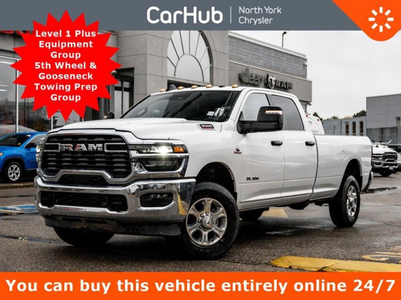 Used 2025 RAM 3500 Big Horn 4x4 Crew Cab 8' Box Level 1 Plus Equipment Group 5th Wheel & Gooseneck Towing Prep Group for sale in Thornhill, ON