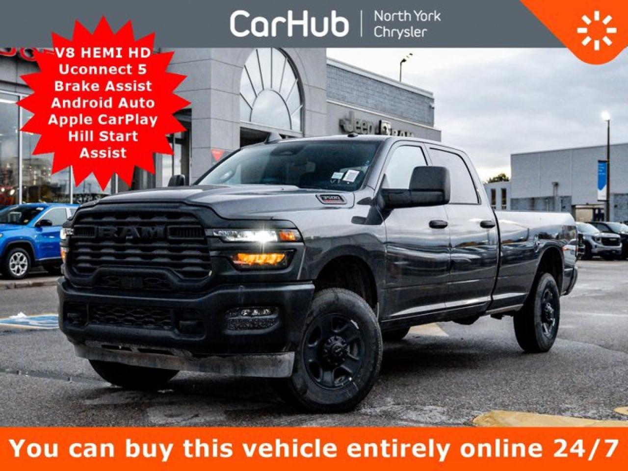 Used 2025 RAM 3500 Tradesman 4x4 Crew Cab 8' Box V8 HEMI HD Uconnect 5 Brake Assist for sale in Thornhill, ON