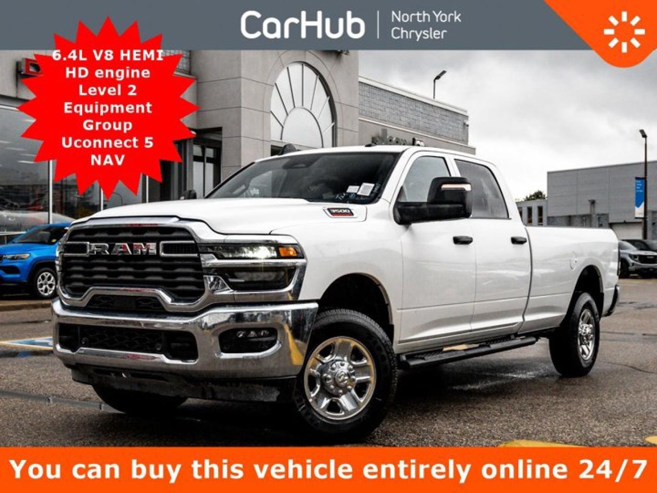 Used 2025 RAM 3500 Tradesman 4x4 Crew Cab 8' Box Level 2 Equipment Group Uconnect 5 NAV for sale in Thornhill, ON