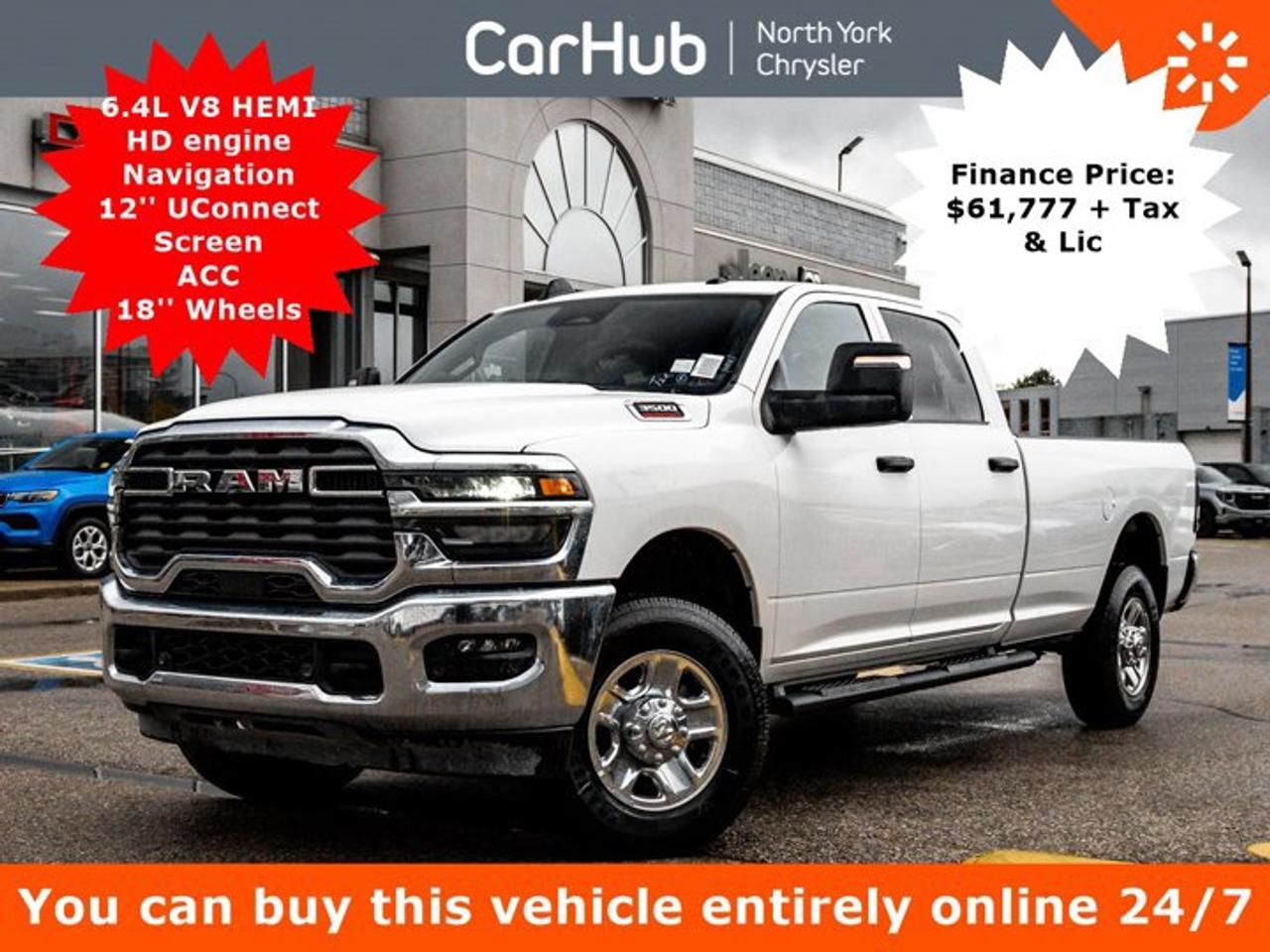 2025 RAM 3500 Tradesman 4x4 Crew Cab 8' Box Navi 18'' Wheels  Uconnect 5 ACC Photo