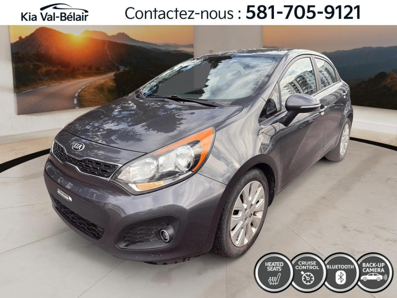 Used 2014 Kia Rio5 EX *A/C *BLUETOOTH *CRUISE *CAMERA *SIEGES CHAUFF for sale in Québec, QC