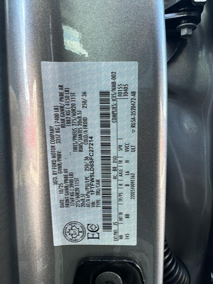 2025 Ford F-150 Lariat 4WD SuperCrew 5.5' Box Photo