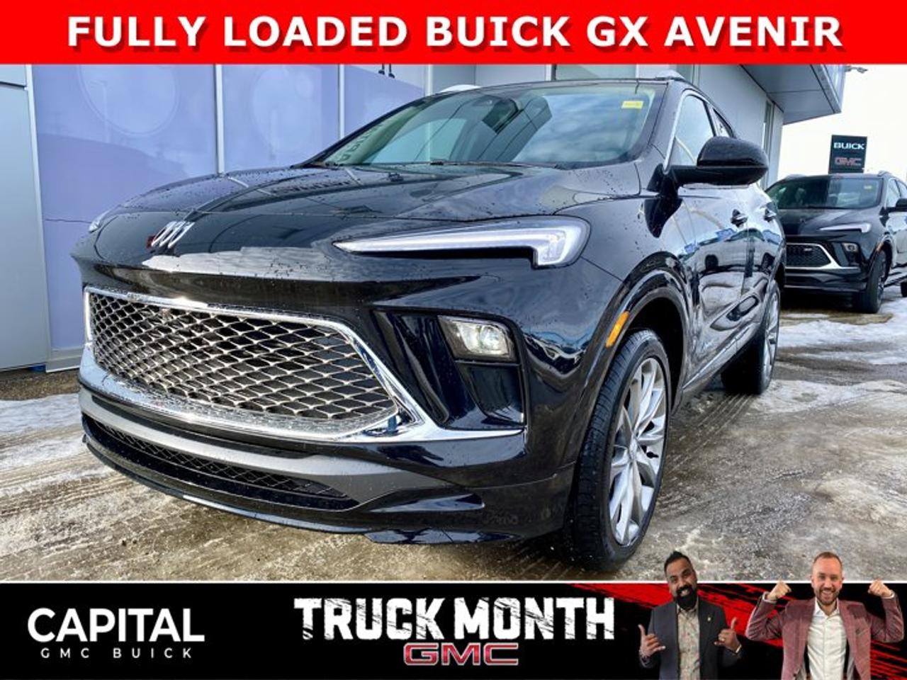 This 2026 ENCORE GX AVENIR is the definition of a luxury AWD SUV. With options like Avenir Technology & Convenience Packages, MASSIVE 11 diagonal HD color touchscreen, 360 Cam, Adaptive Cruise Control, Heated Seats, Heated Steering, Power Panoramic Sunroof, Rear Streaming Mirror, Back-Up Camera, Driver Confidence Package (All the safety features) and so much more... CALL NOWAsk for the Internet Department for more information or book your test drive today! Text 825-445-0521 for fast answers at your fingertips!AMVIC Licensed Dealer - Licence Number B1044900Disclaimer: All prices are plus taxes and include all cash credits and loyalties. See dealer for details. AMVIC Licensed Dealer # B1044900