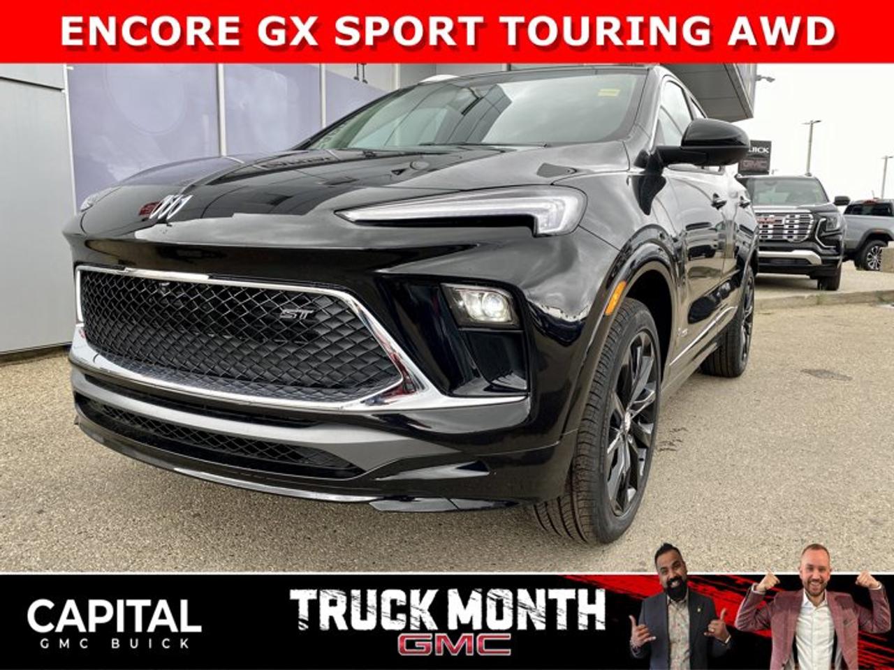 Check out this 2026 Buick Encore GX Sport Touring... Equipped with Advanced Technology Package, Experience Buick Package, Heated Steering, Heated Seats, 360 CAM, Power Moonroof, Wireless Charging, Remote Start and so much more!Ask for the Internet Department for more information or book your test drive today! Text 825-445-0521 for fast answers at your fingertips!AMVIC Licensed Dealer - Licence Number B1044900Disclaimer: All prices are plus taxes and include all cash credits and loyalties. See dealer for details. AMVIC Licensed Dealer # B1044900